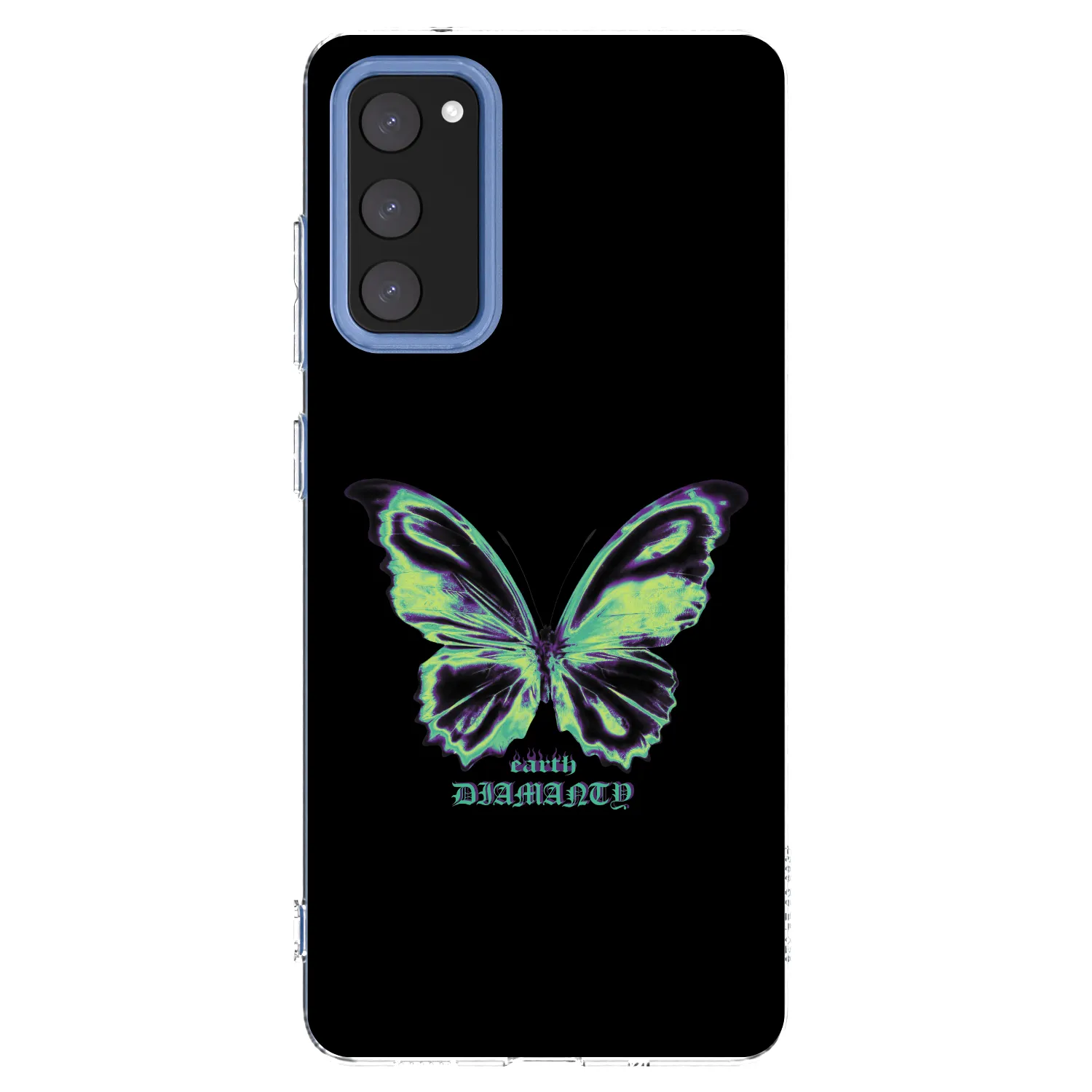 Picasee husă transparentă din silicon pentru Samsung Galaxy S20 FE - Diamanty Blue