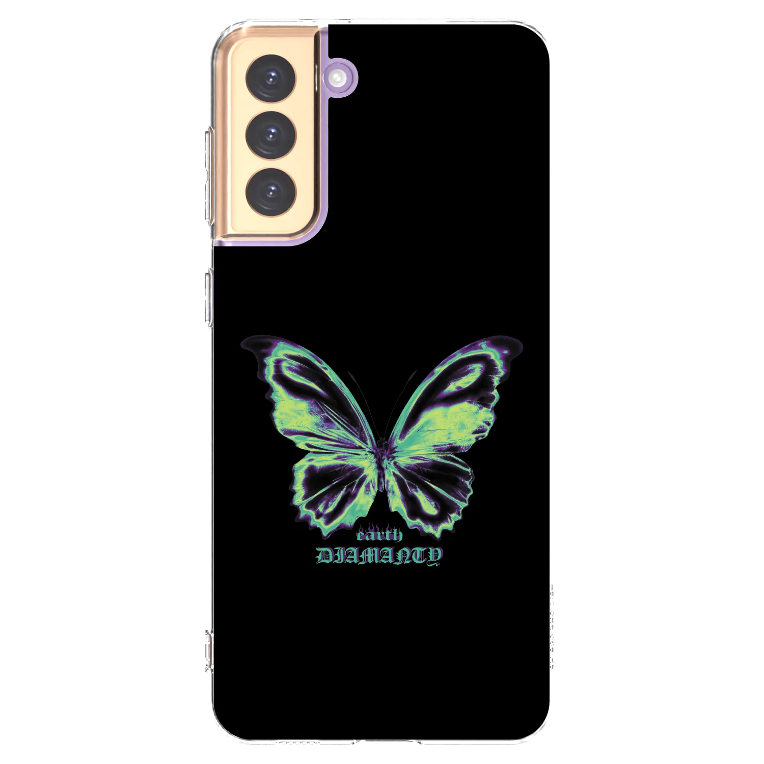 Picasee husă transparentă din silicon pentru Samsung Galaxy S21+ 5G G996F - Diamanty Blue
