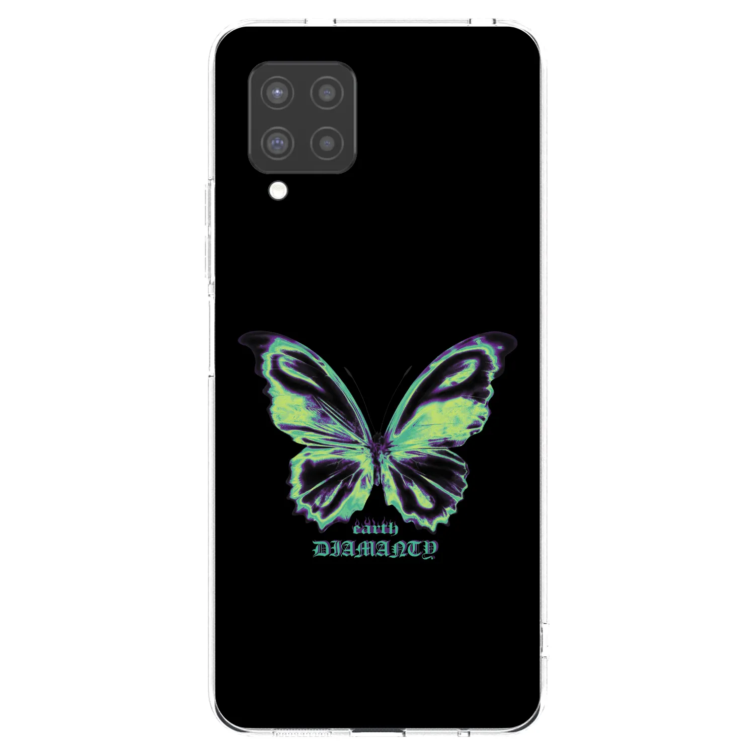 Picasee husă transparentă din silicon pentru Samsung Galaxy A42 A426B - Diamanty Blue