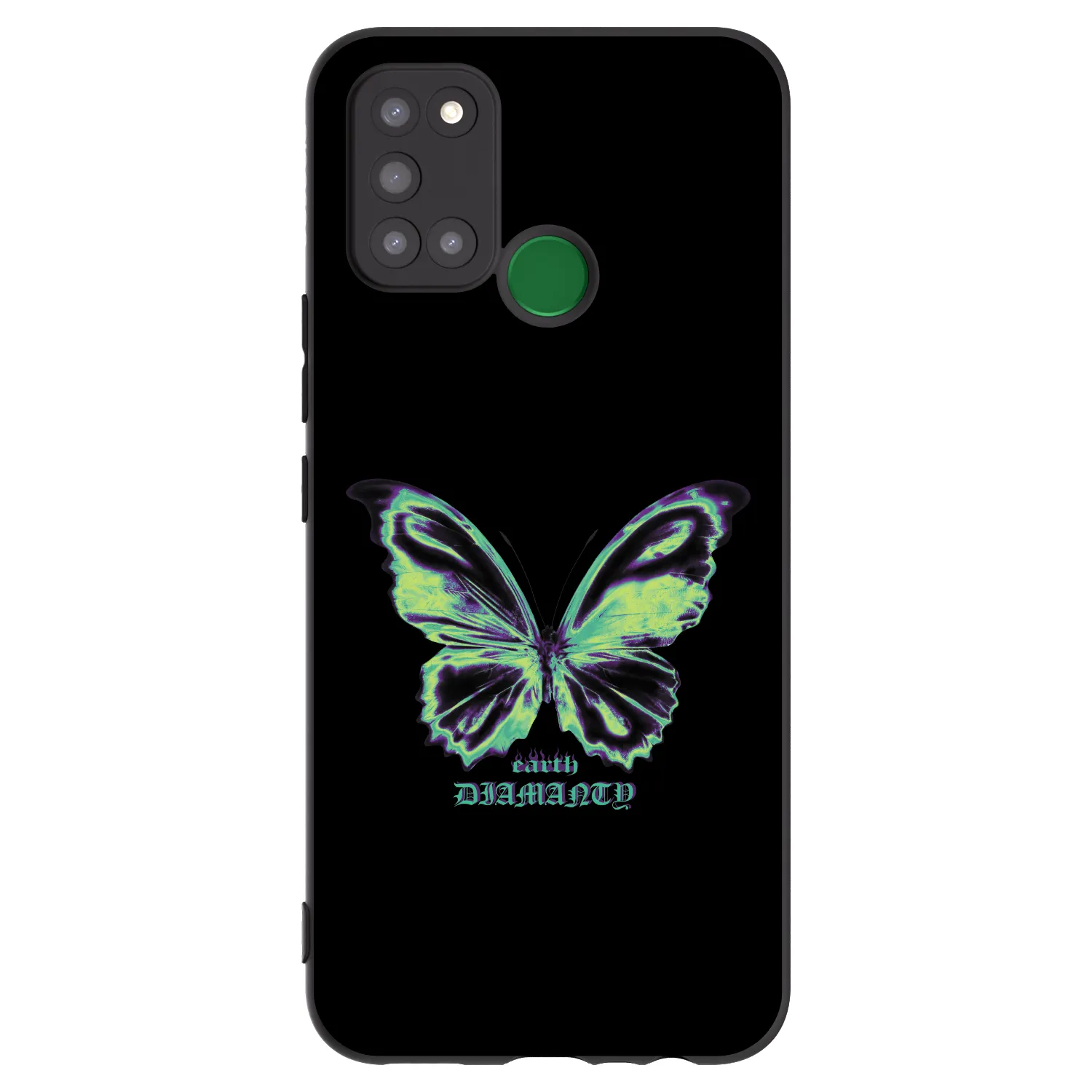 Picasee husă neagră din silicon pentru Realme 7i - Diamanty Blue