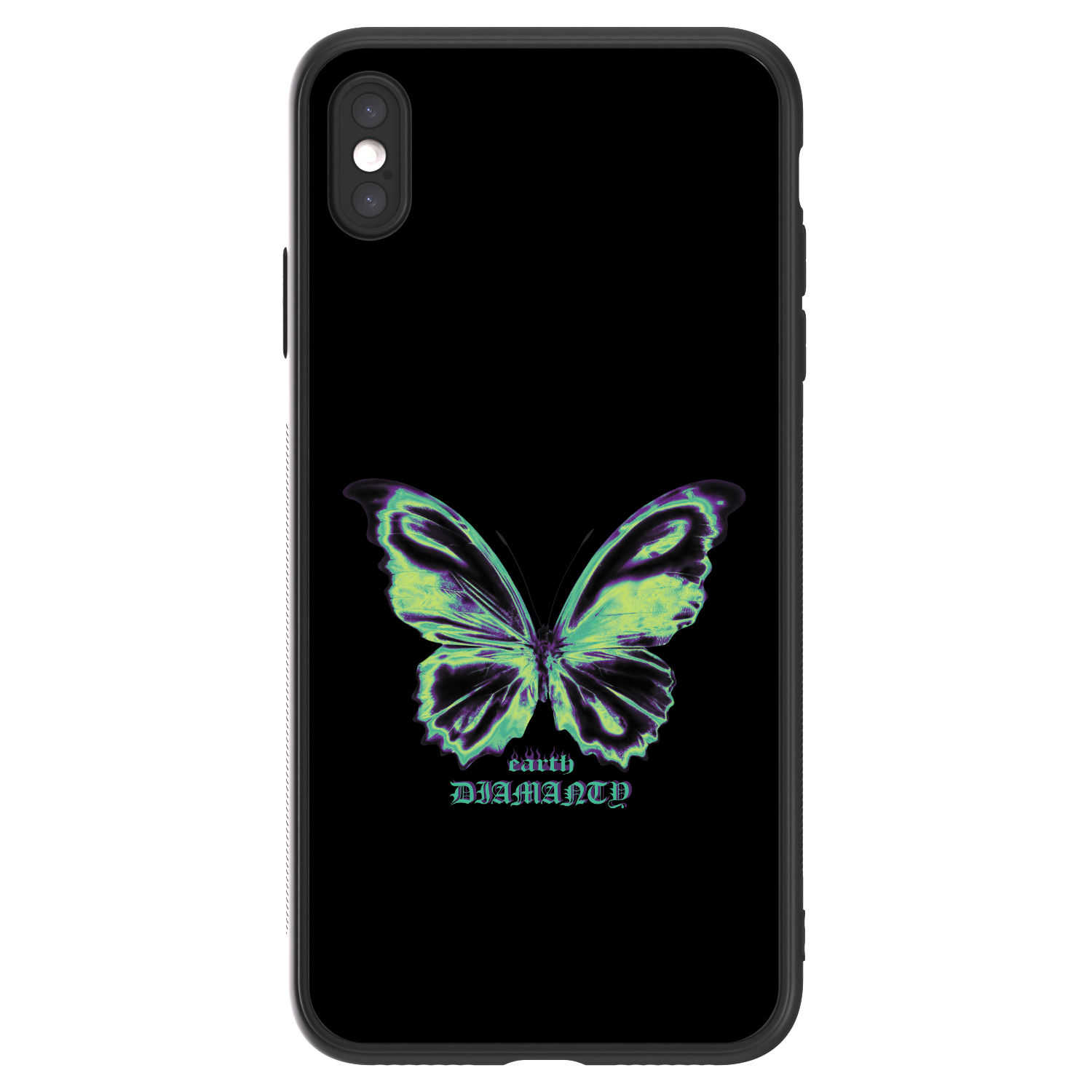 Picasee ULTIMATE CASE pentru Apple iPhone XS Max - Diamanty Blue