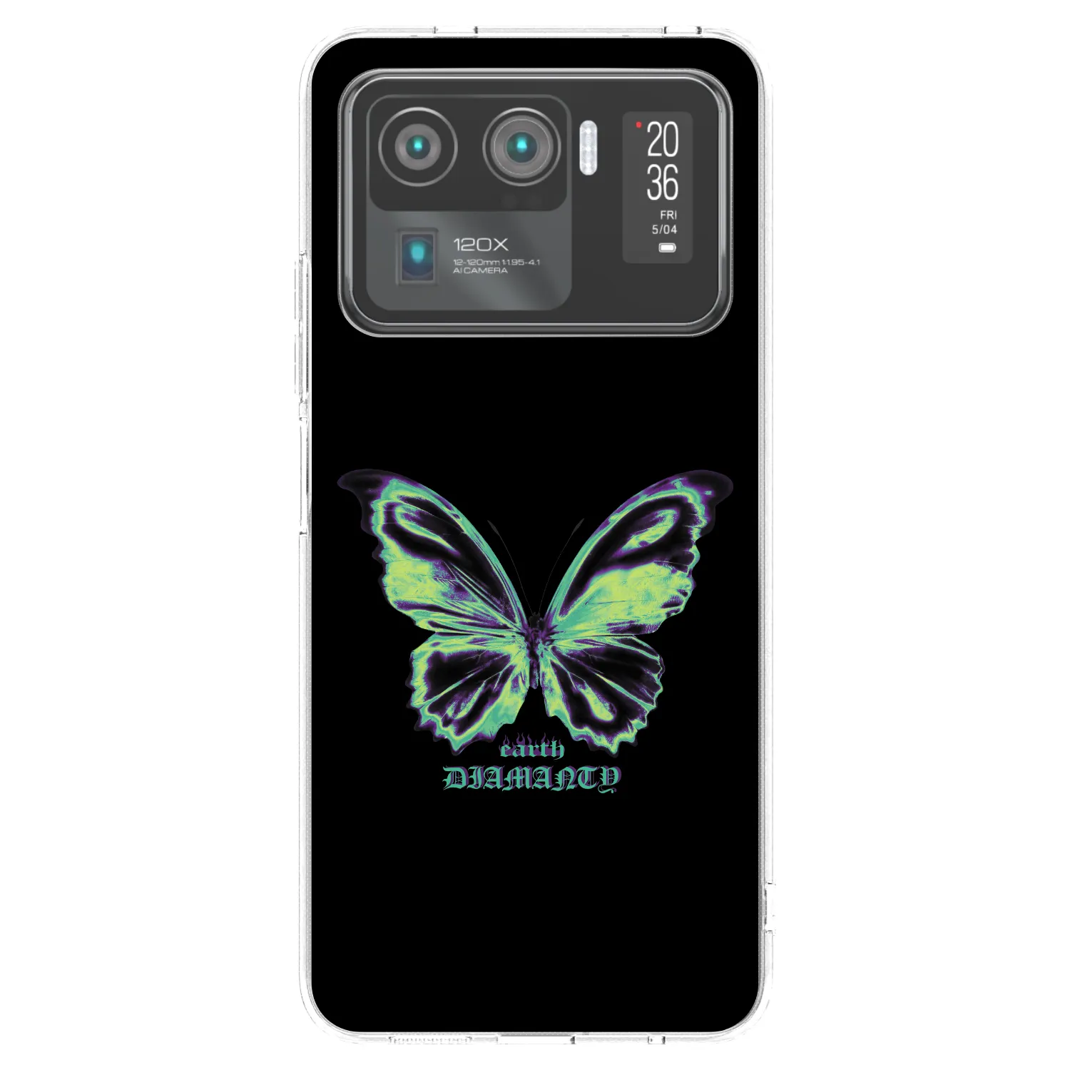 Picasee husă transparentă din silicon pentru Xiaomi Mi 11 Ultra - Diamanty Blue