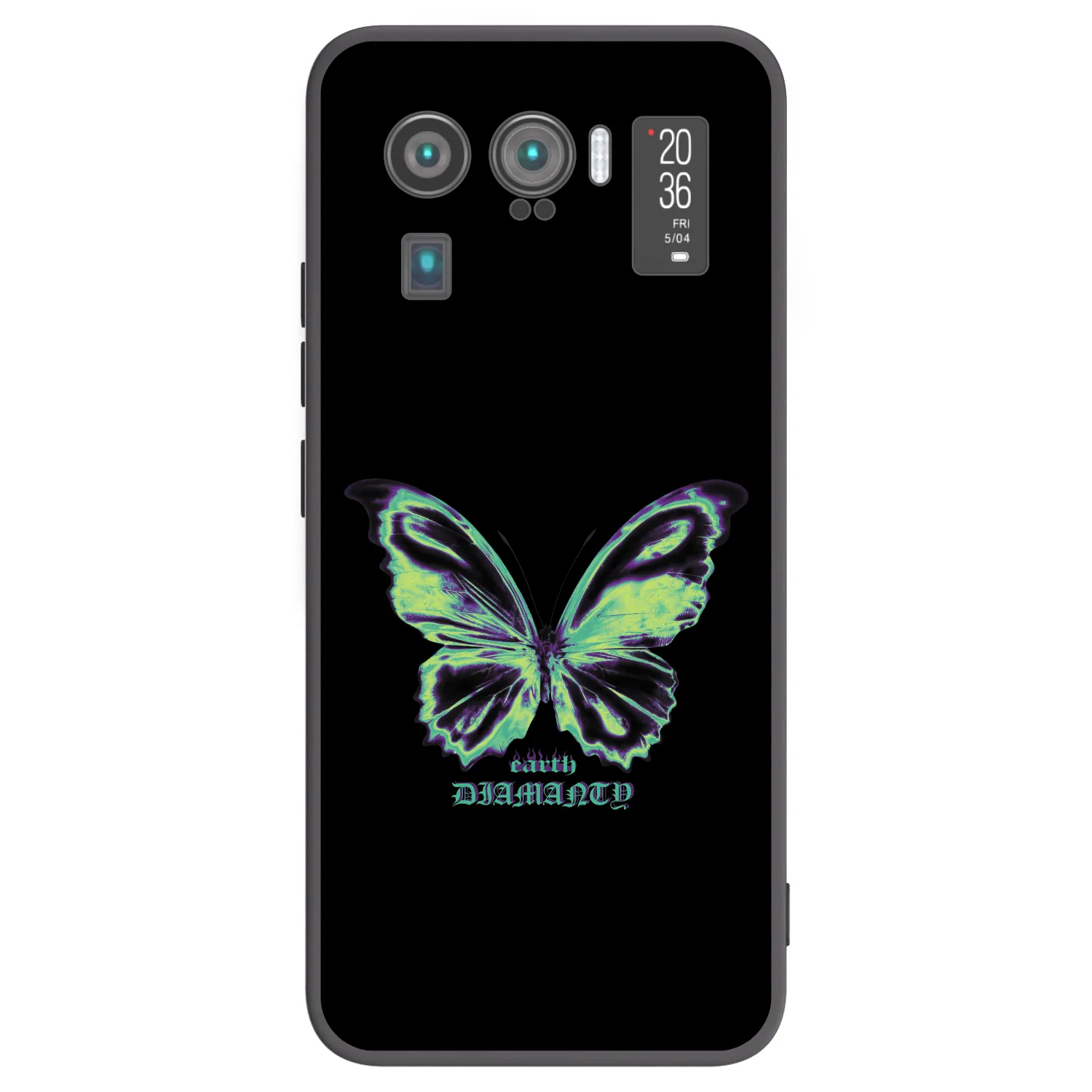 Picasee husă neagră din silicon pentru Xiaomi Mi 11 Ultra - Diamanty Blue