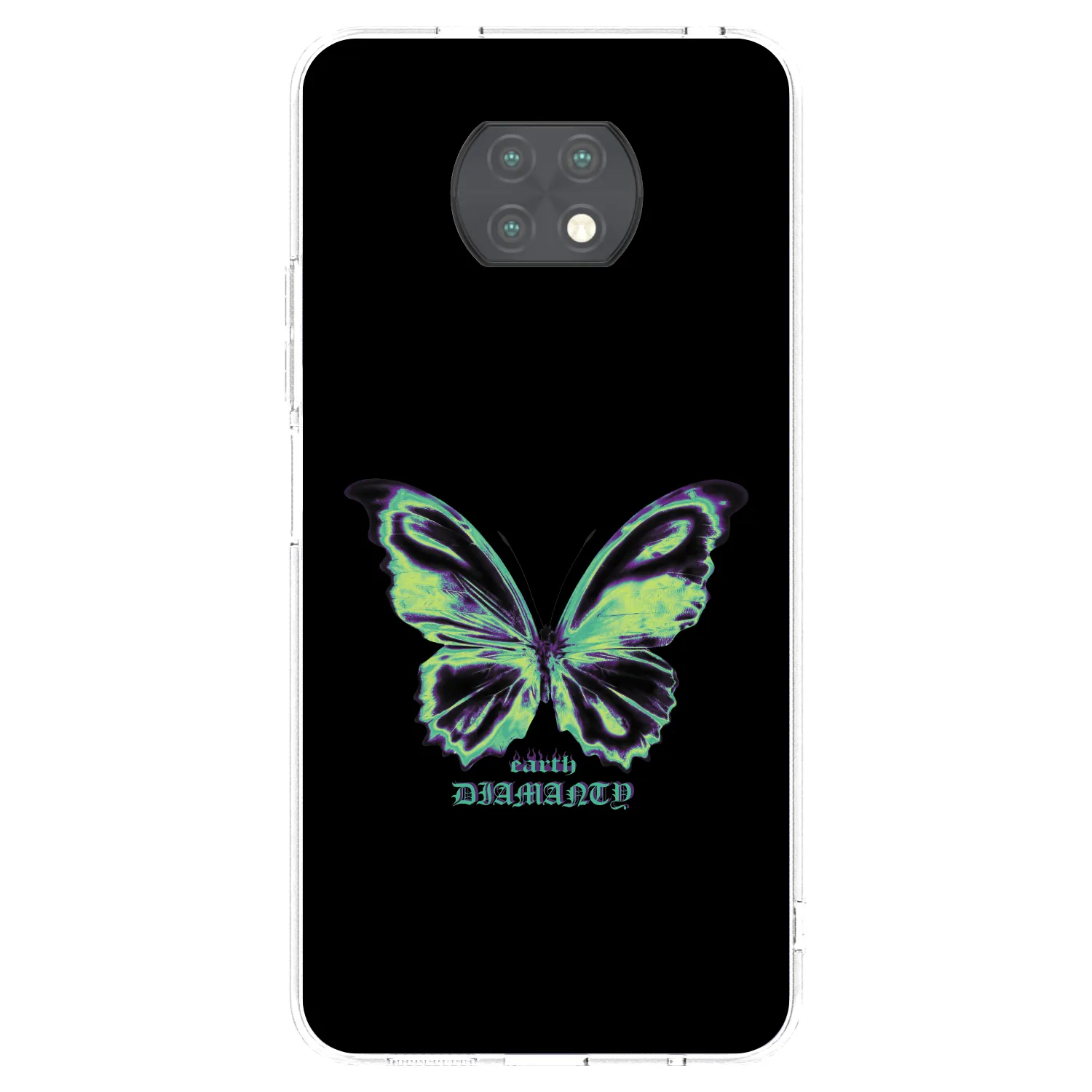 Picasee husă transparentă din silicon pentru Xiaomi Redmi Note 9T - Diamanty Blue