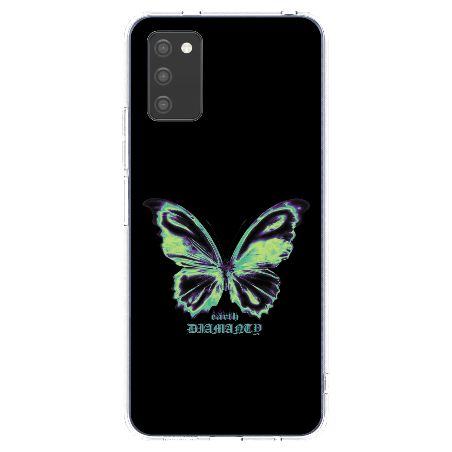 Picasee husă transparentă din silicon pentru Samsung Galaxy A03s A037G - Diamanty Blue