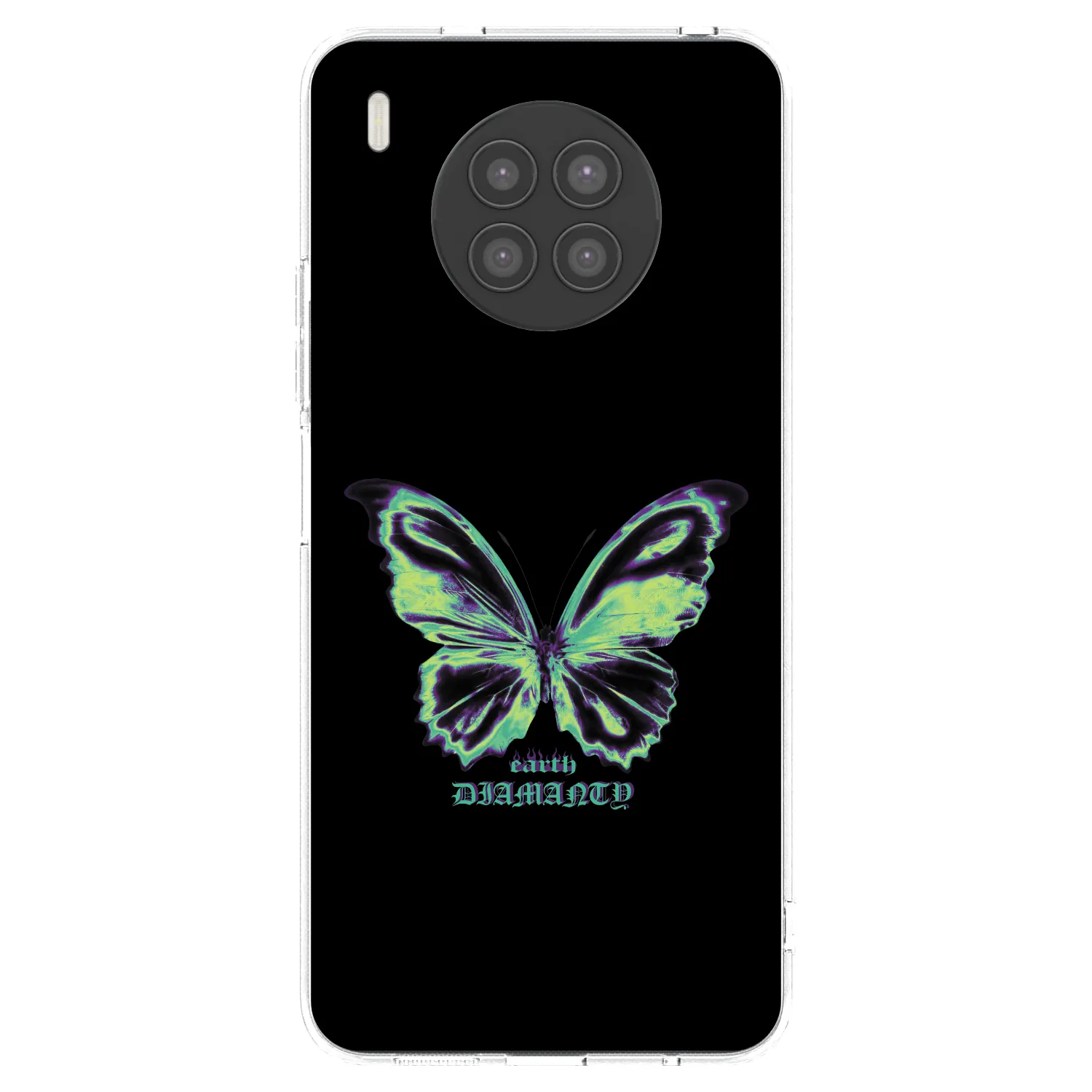 Picasee husă transparentă din silicon pentru Huawei Nova 8i - Diamanty Blue