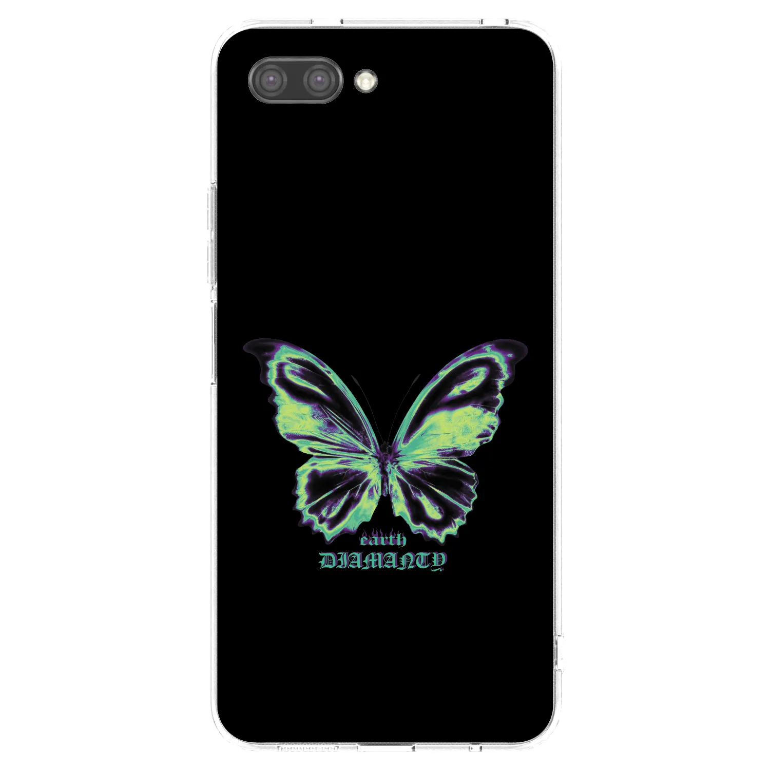 Picasee husă transparentă din silicon pentru Honor 10 - Diamanty Blue