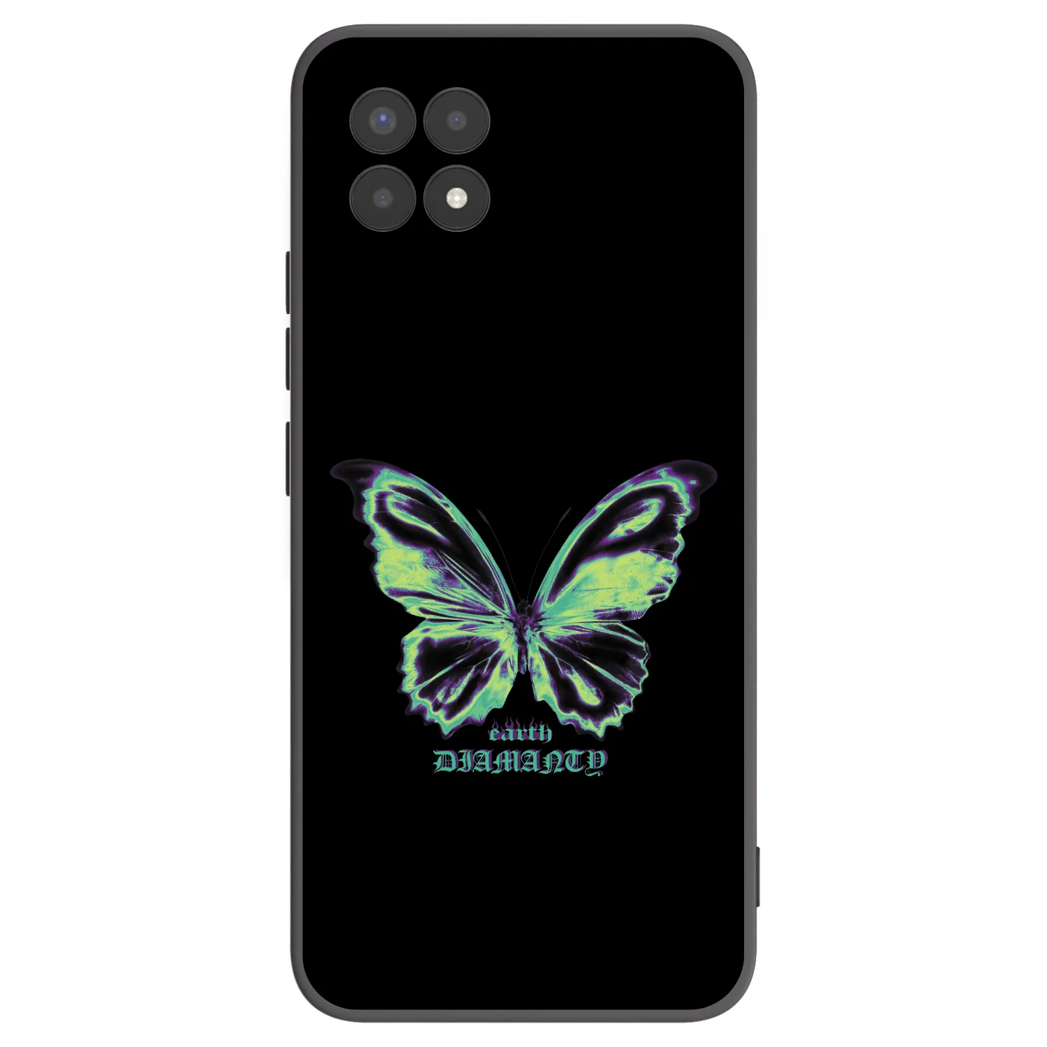 Picasee husă neagră din silicon pentru Realme 8i - Diamanty Blue