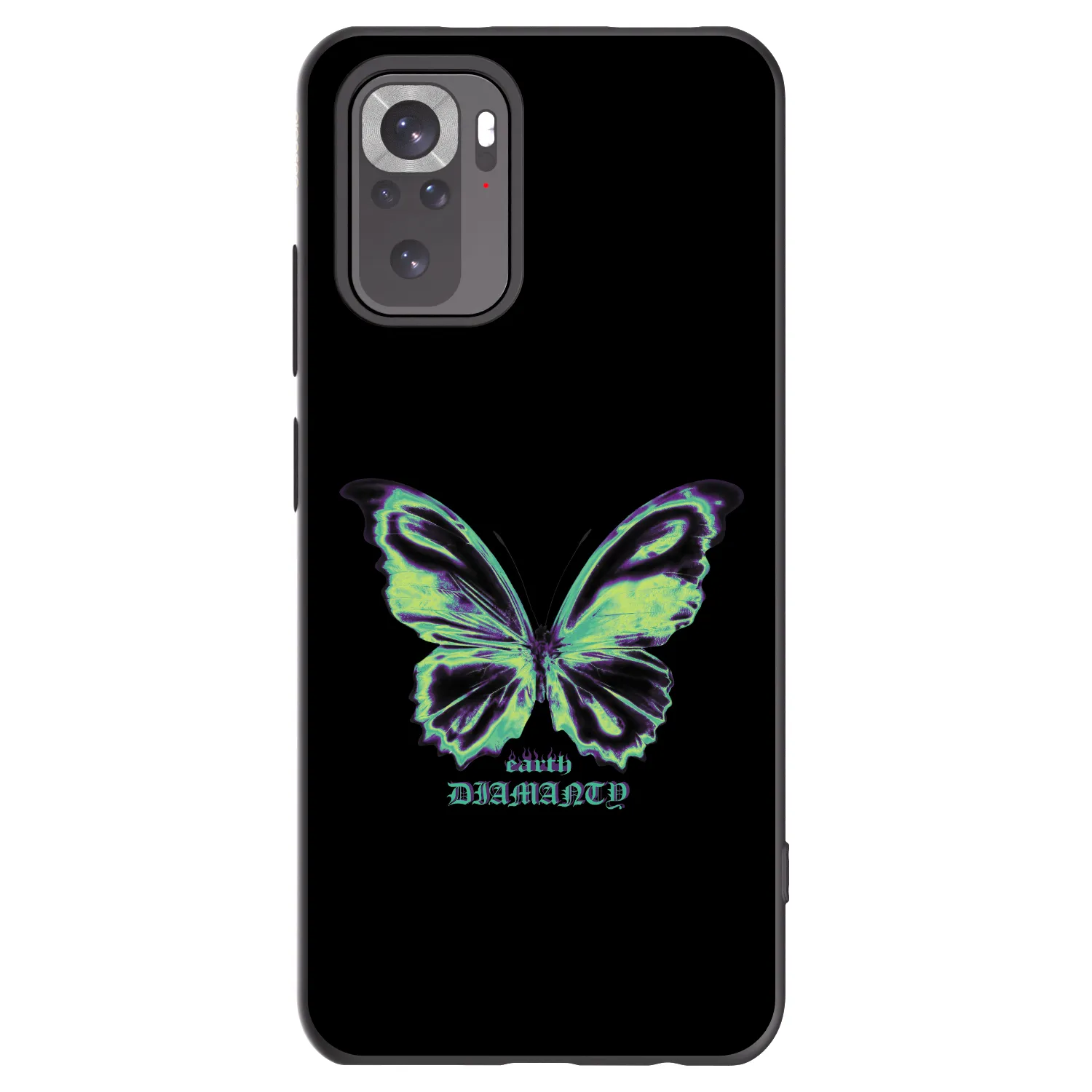 Picasee husă neagră din silicon pentru Xiaomi Redmi Note 11S 4G - Diamanty Blue