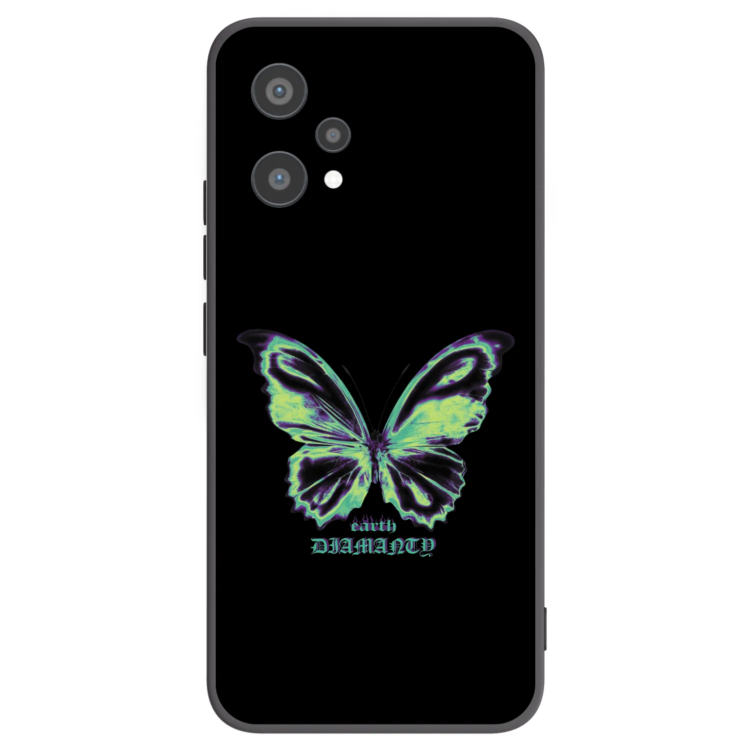 Picasee husă neagră din silicon pentru Realme 9 Pro 5G - Diamanty Blue
