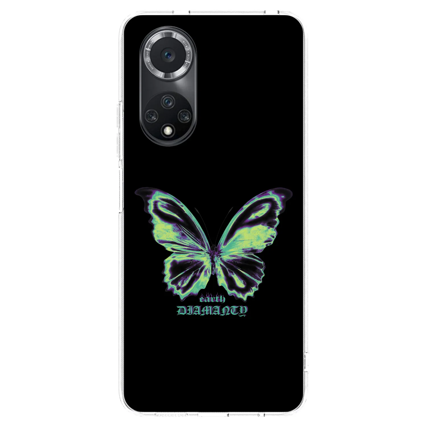 Picasee husă transparentă din silicon pentru Huawei Nova 9 SE - Diamanty Blue