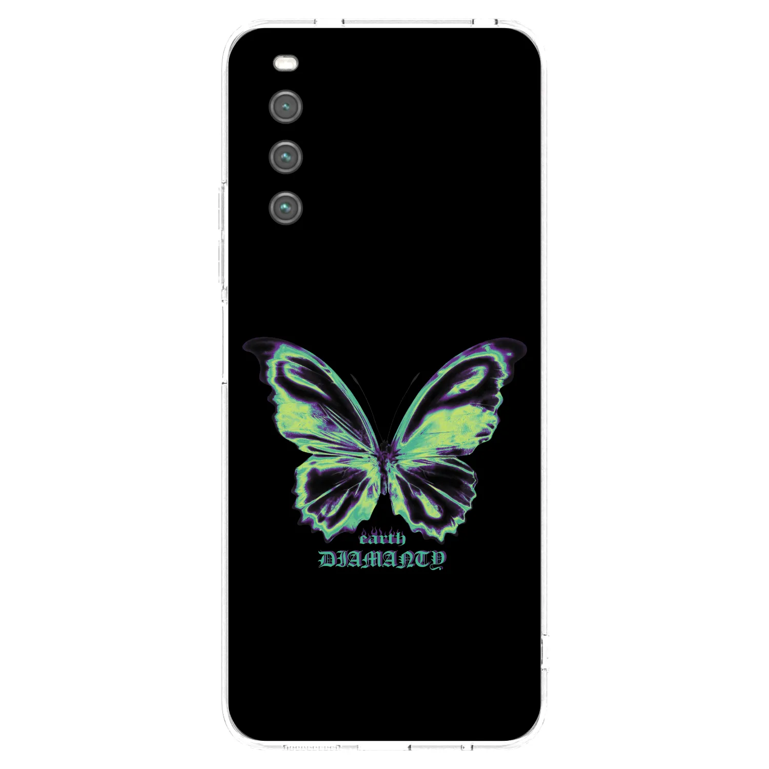Picasee husă transparentă din silicon pentru Sony Xperia 10 IV 5G - Diamanty Blue
