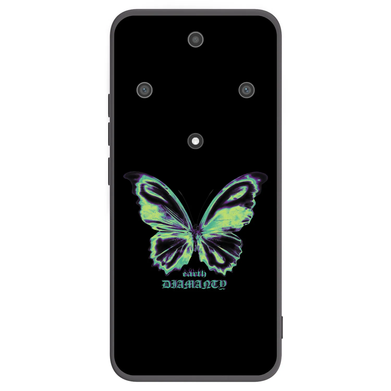 Picasee husă neagră din silicon pentru Honor Magic5 Lite 5G - Diamanty Blue