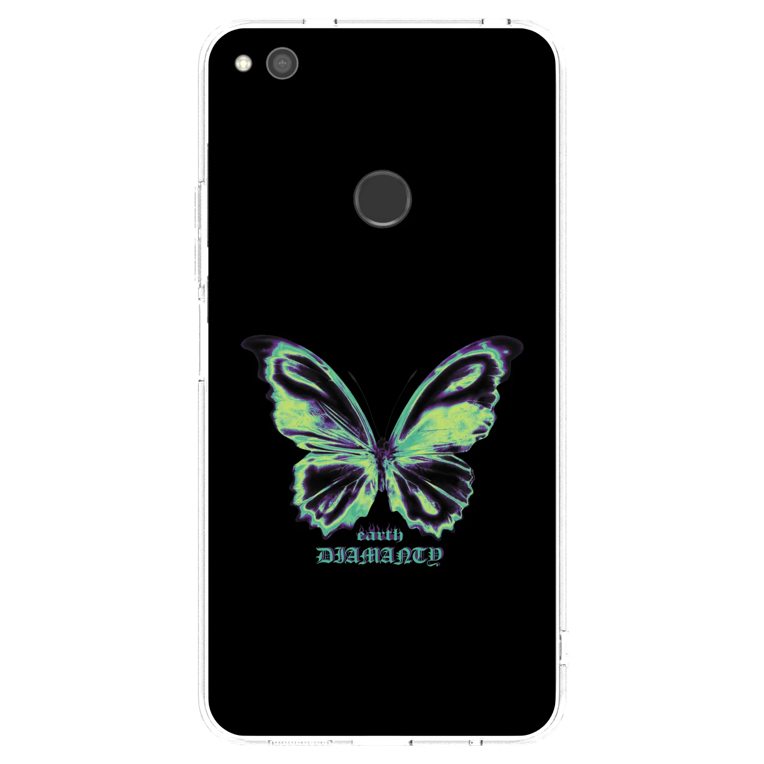 Picasee husă transparentă din silicon pentru Huawei P9 Lite 2017 - Diamanty Blue