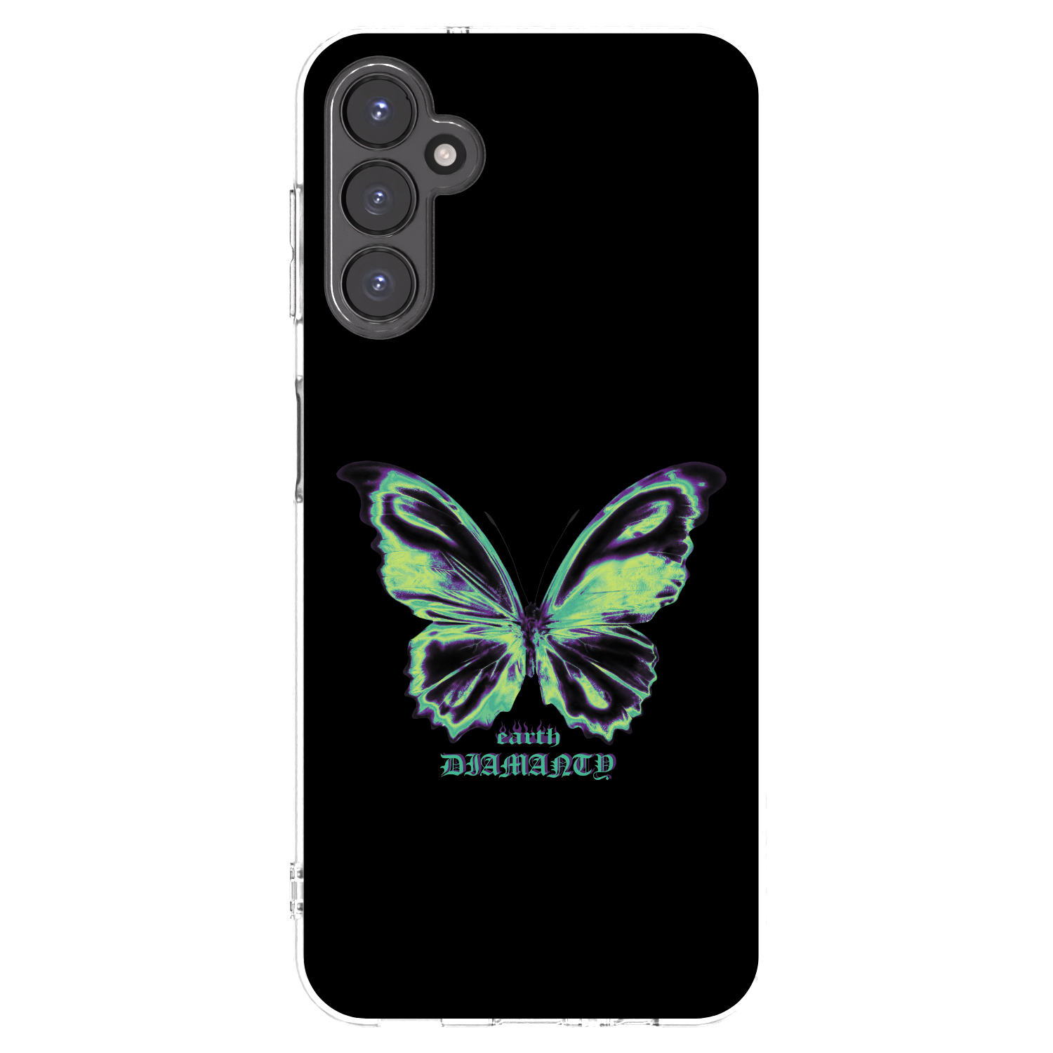 Picasee husă transparentă din silicon pentru Samsung Galaxy A14 4G A145R - Diamanty Blue