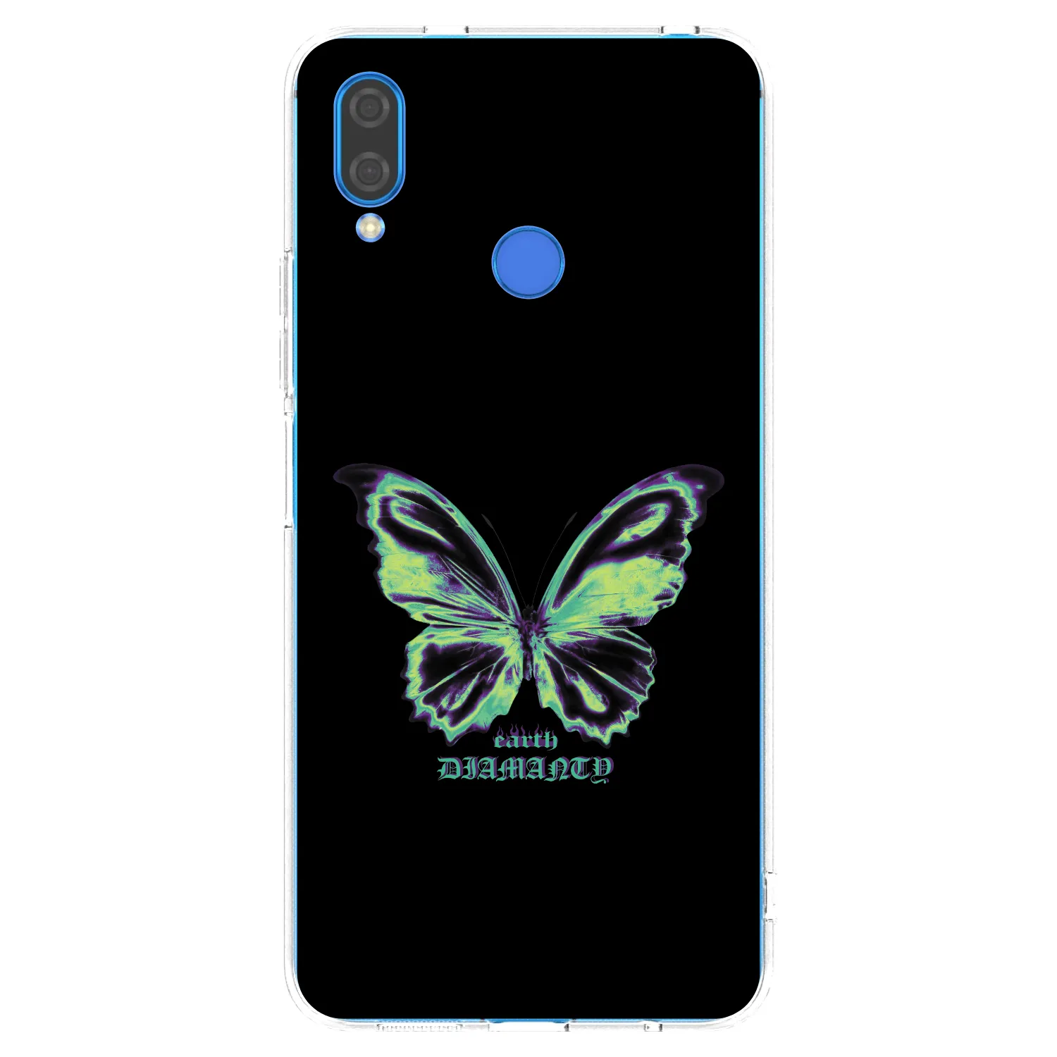 Picasee husă transparentă din silicon pentru Huawei Nova 3 - Diamanty Blue