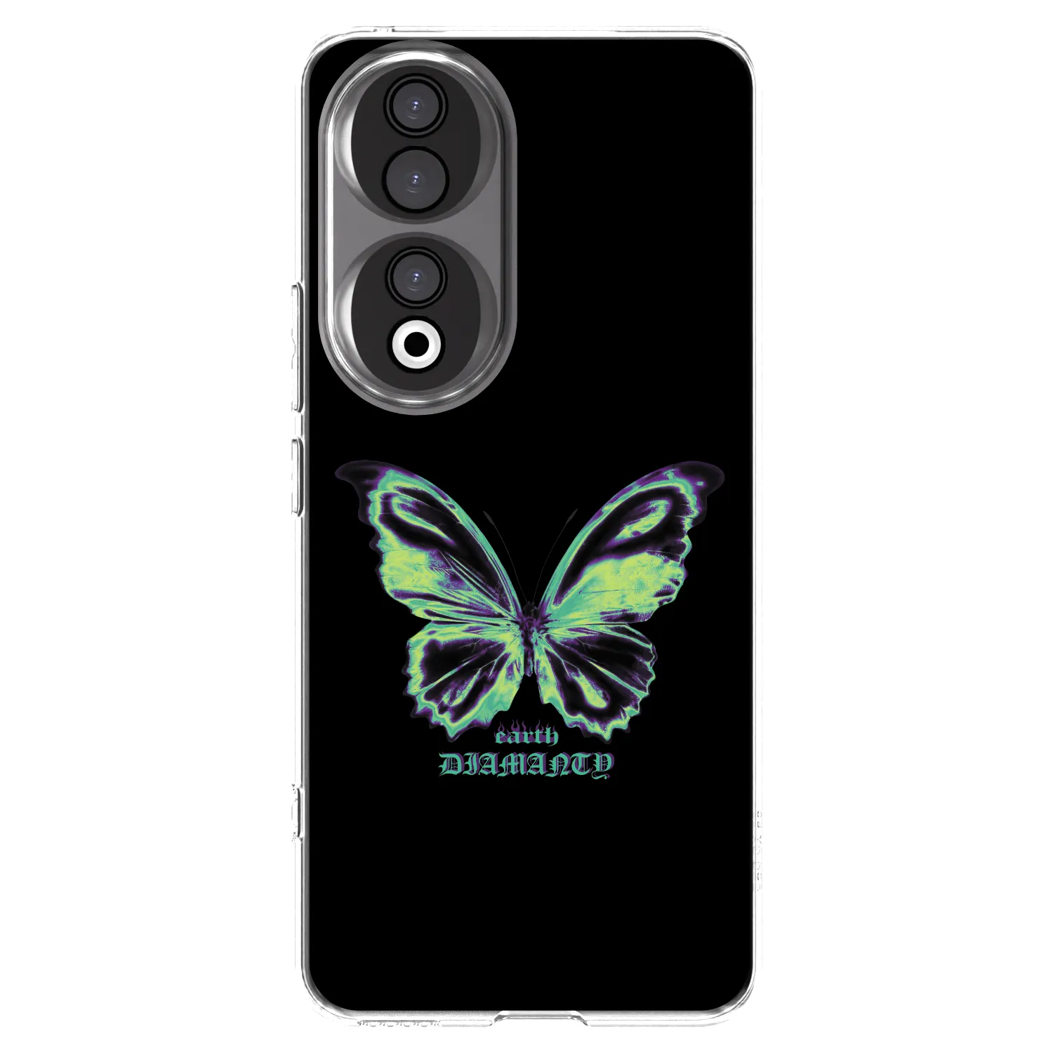 Picasee husă transparentă din silicon pentru Honor 90 5G - Diamanty Blue