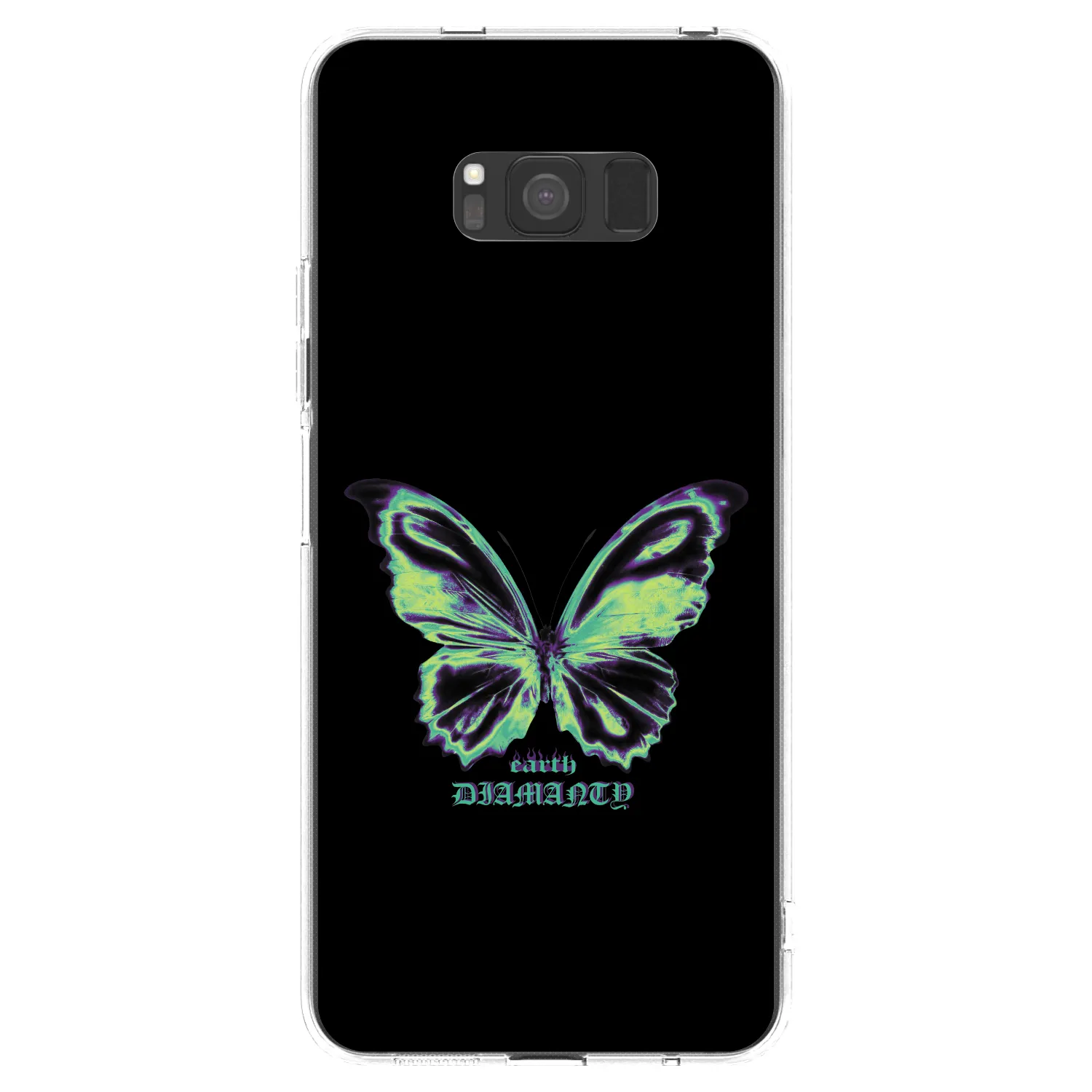 Picasee husă transparentă din silicon pentru Samsung Galaxy S8 G950F - Diamanty Blue
