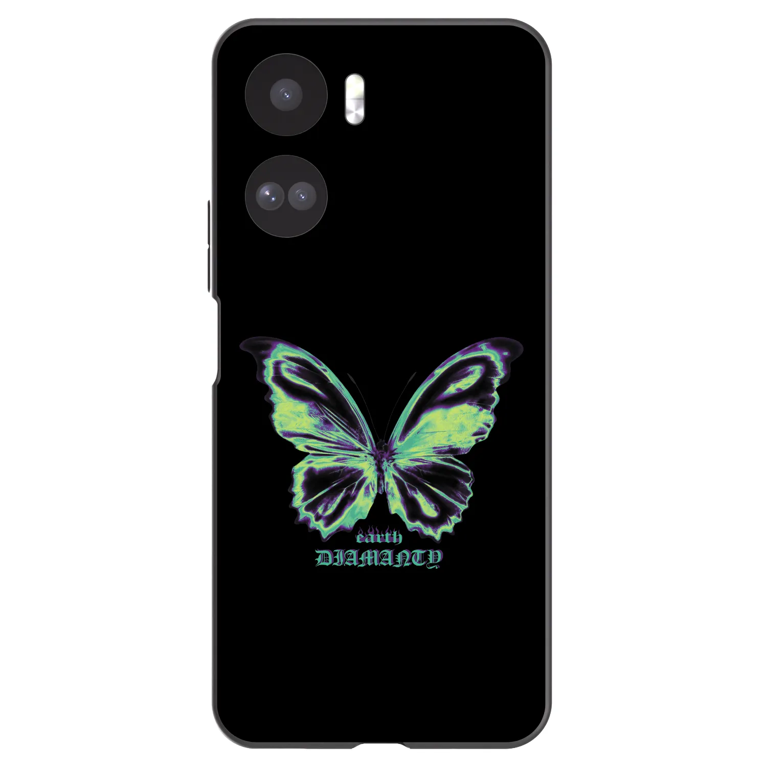 Picasee husă neagră din silicon pentru Honor 90 Lite 5G - Diamanty Blue