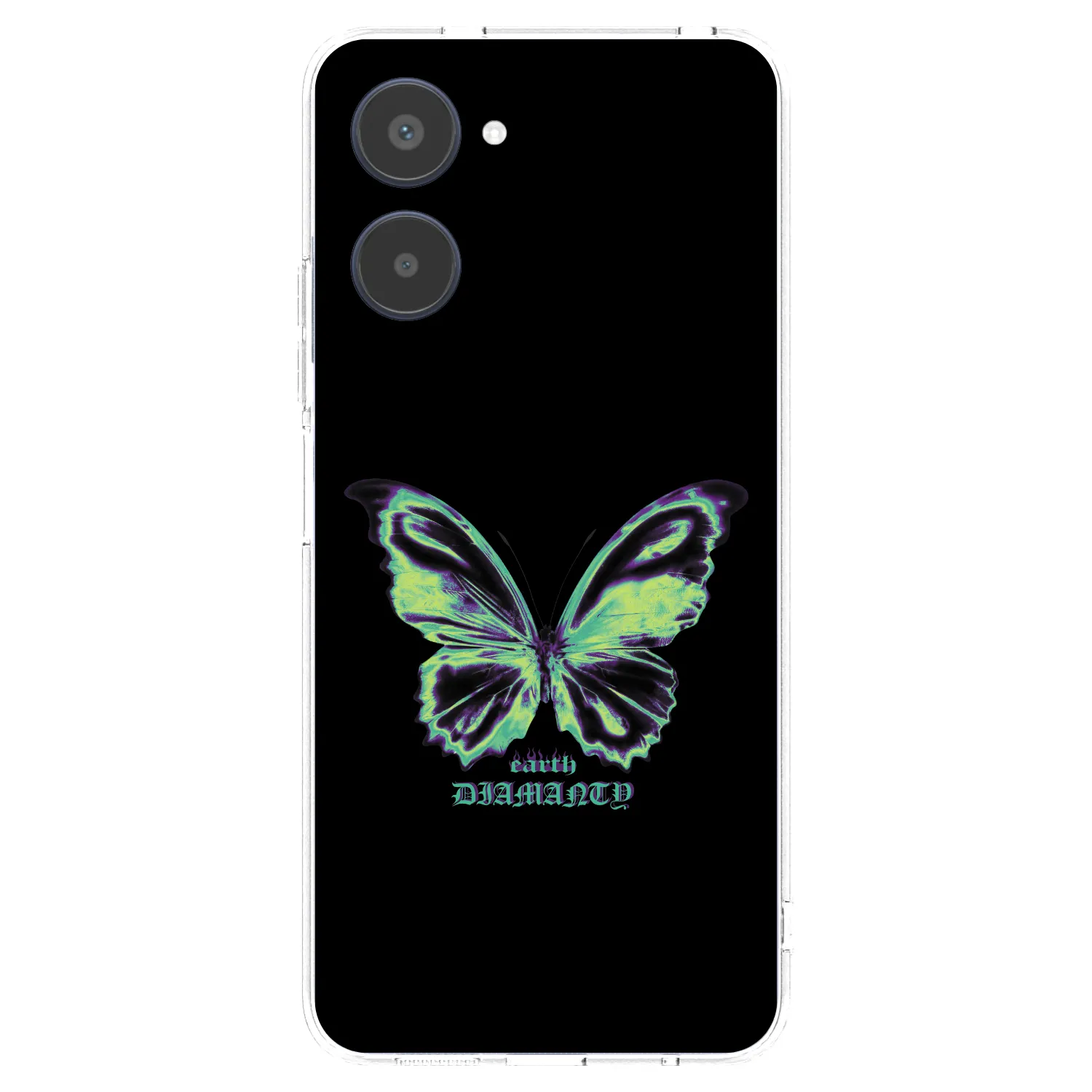 Picasee husă transparentă din silicon pentru Realme 10 4G - Diamanty Blue