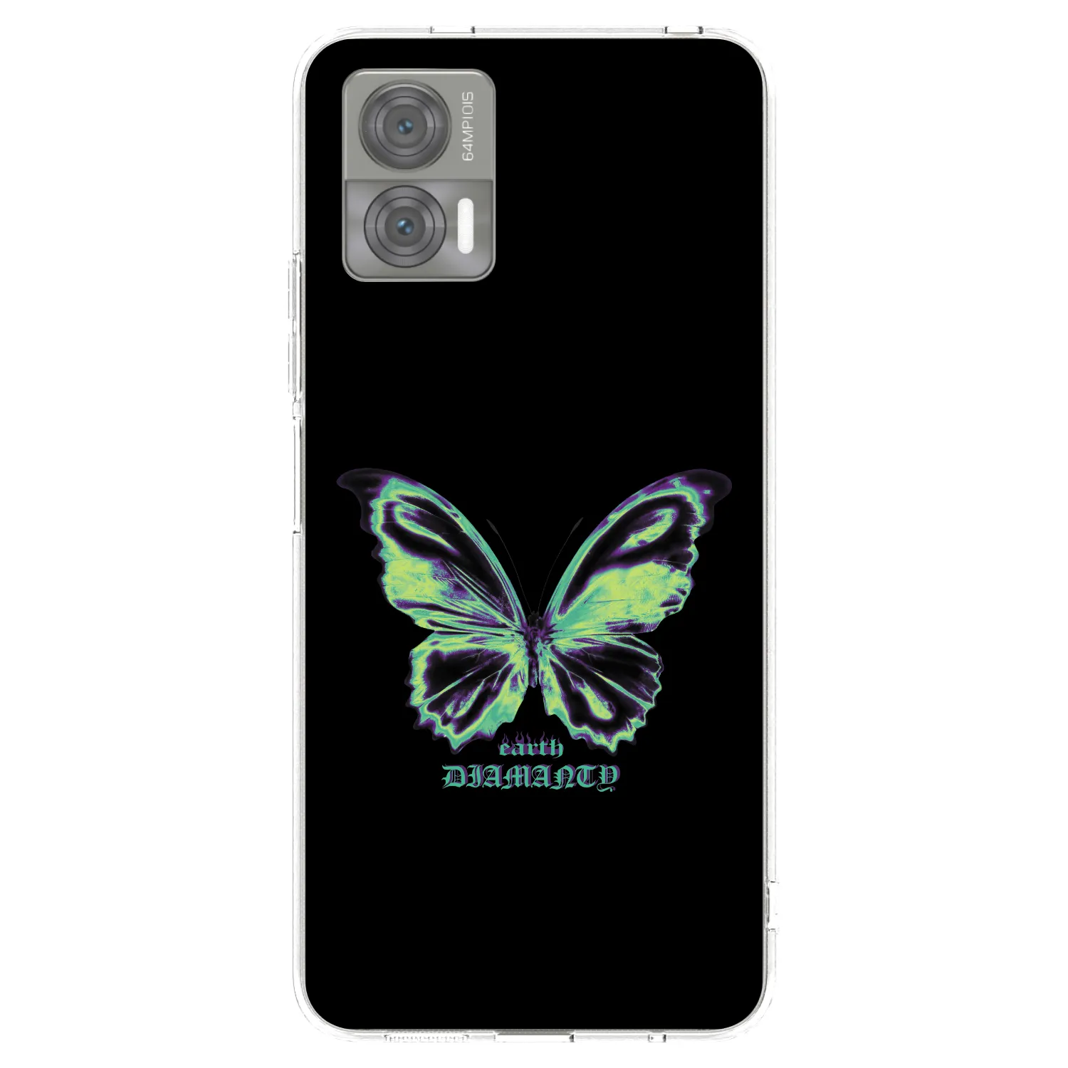 Picasee husă transparentă din silicon pentru Motorola Edge 30 Neo - Diamanty Blue