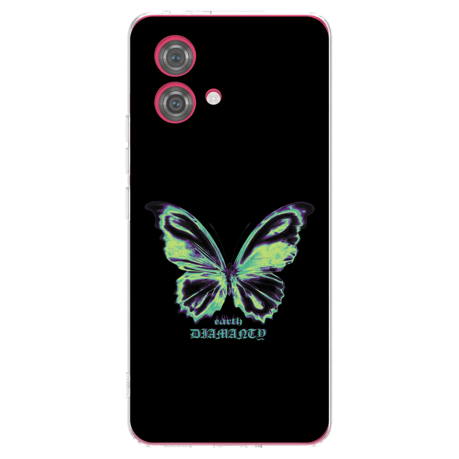 Picasee husă transparentă din silicon pentru Motorola Moto G84 5G - Diamanty Blue