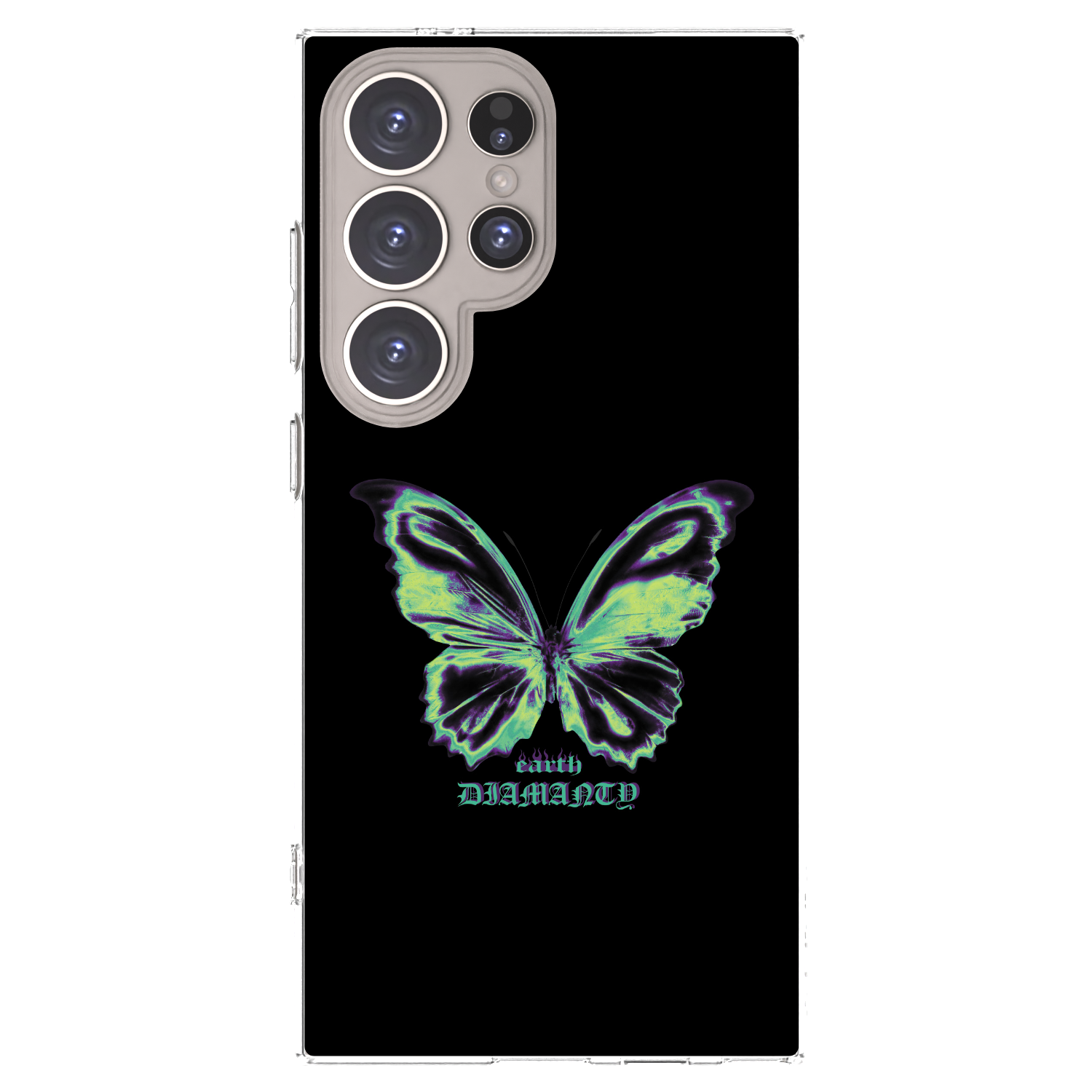 Picasee husă transparentă din silicon pentru Samsung Galaxy S24 Ultra S928B 5G - Diamanty Blue