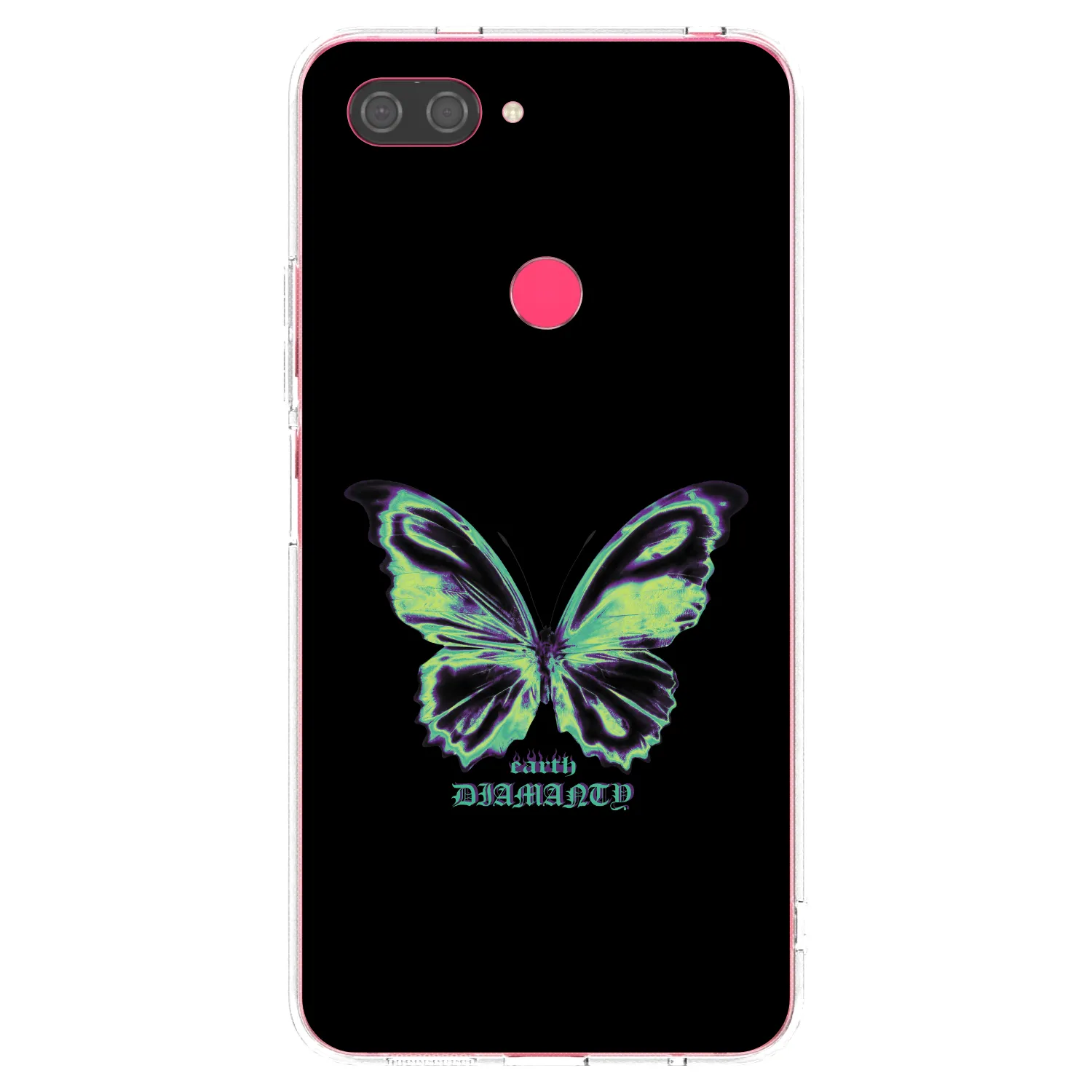 Picasee husă transparentă din silicon pentru Xiaomi Mi 8 Lite - Diamanty Blue