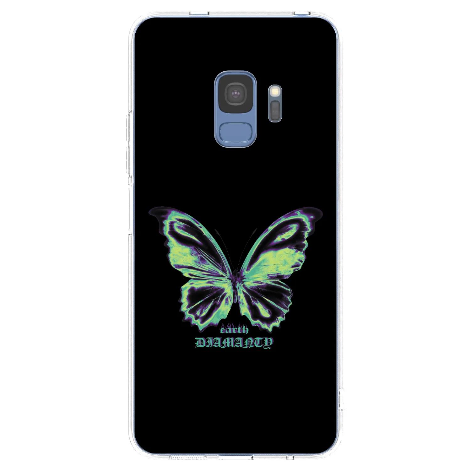Picasee husă transparentă din silicon pentru Samsung Galaxy S9 G960F - Diamanty Blue