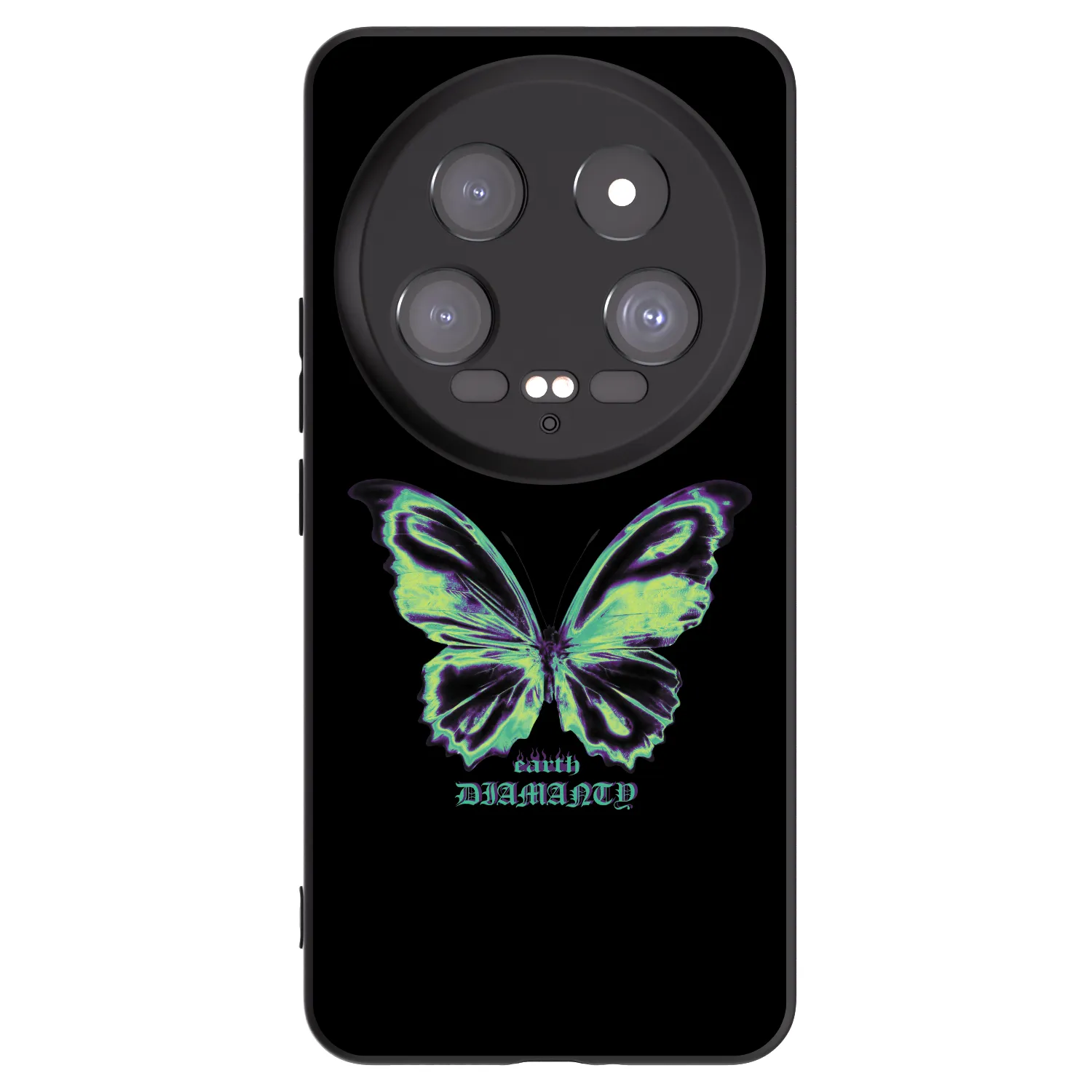 Picasee husă neagră din silicon pentru Xiaomi 14 Ultra - Diamanty Blue