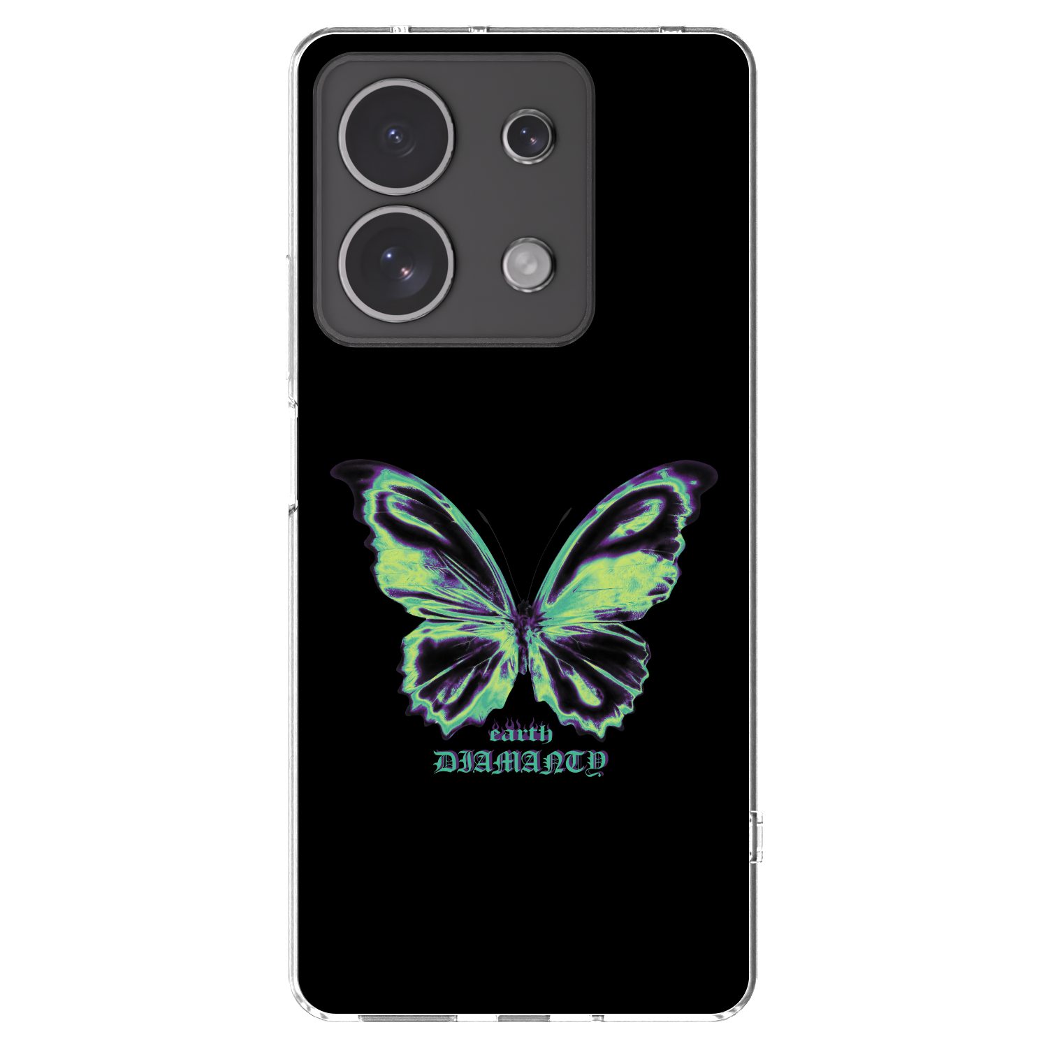 Picasee husă transparentă din silicon pentru Xiaomi Redmi Note 13 4G - Diamanty Blue