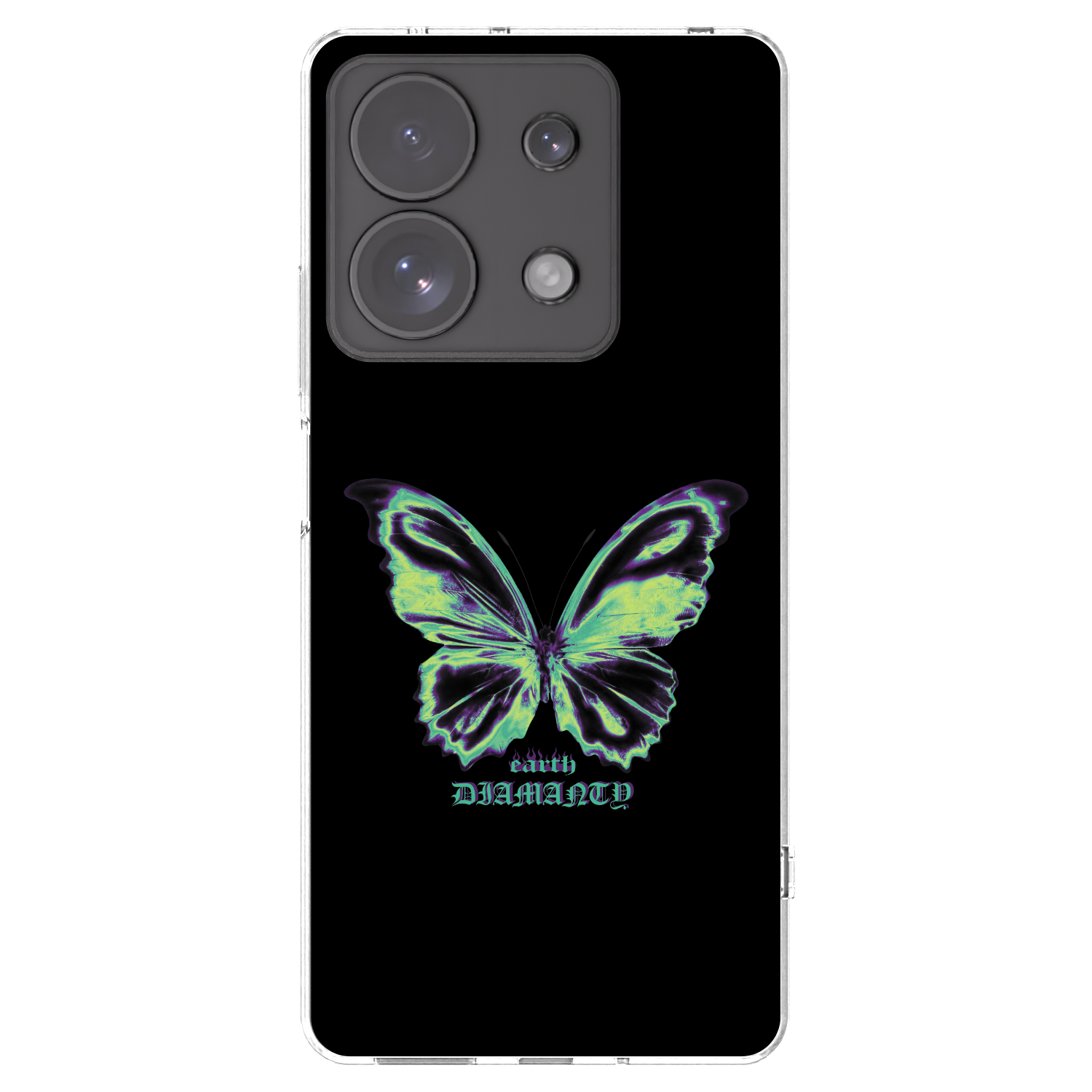 Picasee husă transparentă din silicon pentru Xiaomi Redmi Note 13 Pro 4G - Diamanty Blue