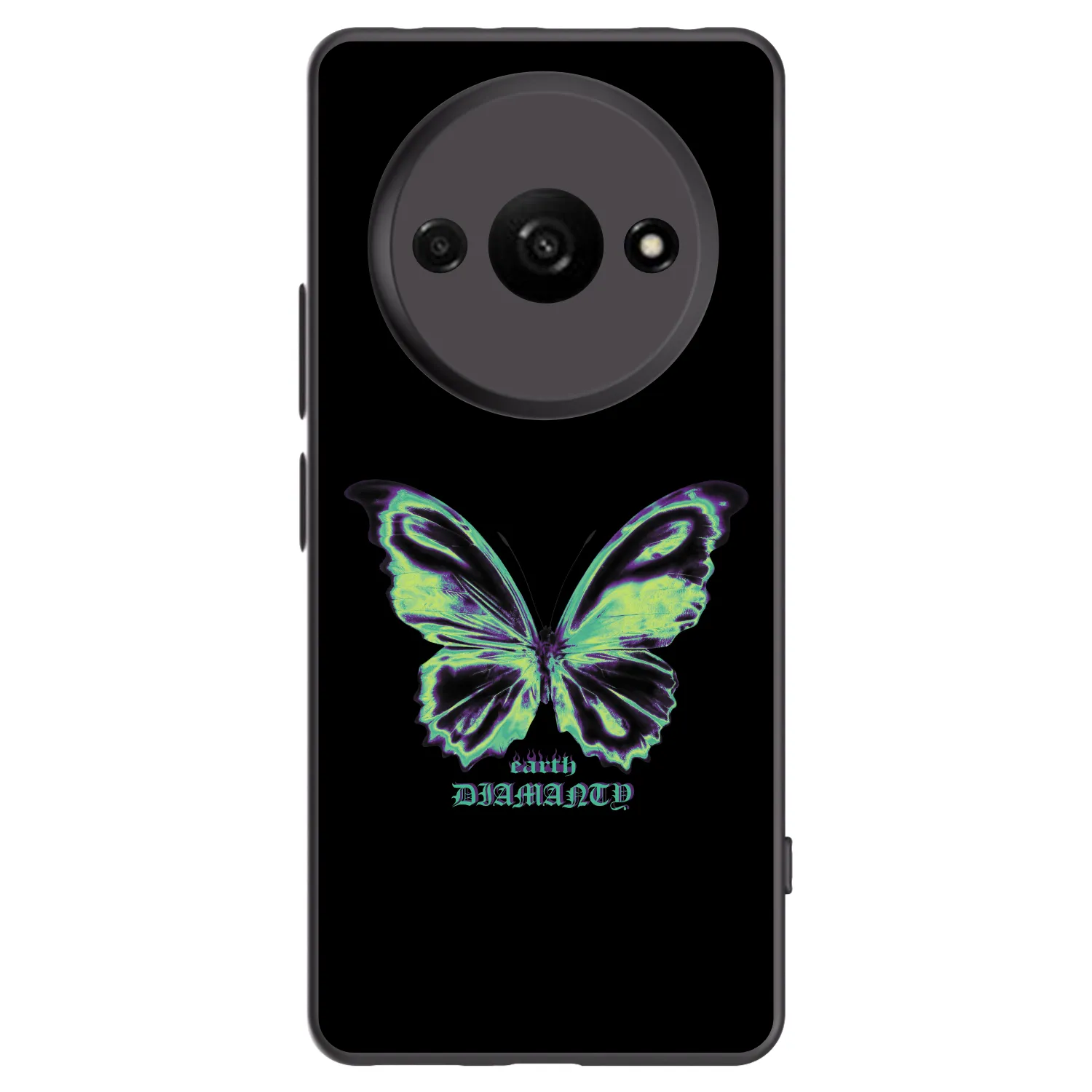 Picasee husă neagră din silicon pentru Xiaomi Redmi A3 - Diamanty Blue