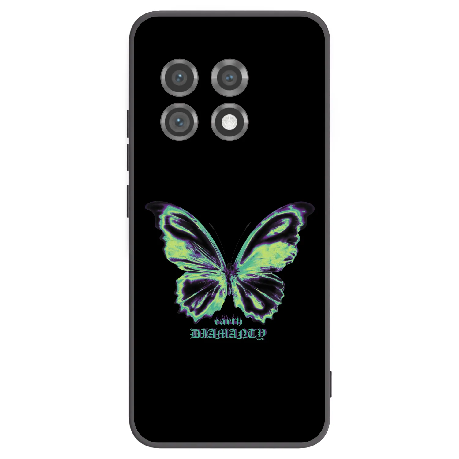 Picasee husă neagră din silicon pentru OnePlus 11 5G - Diamanty Blue