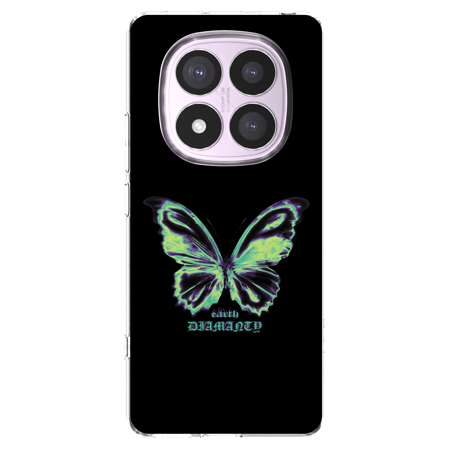 Picasee husă transparentă din silicon pentru Xiaomi Redmi Note 14 Pro 5G - Diamanty Blue