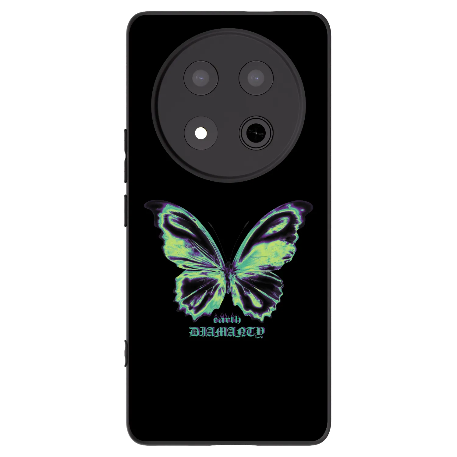 Picasee husă neagră din silicon pentru Honor Magic7 Lite 5G - Diamanty Blue