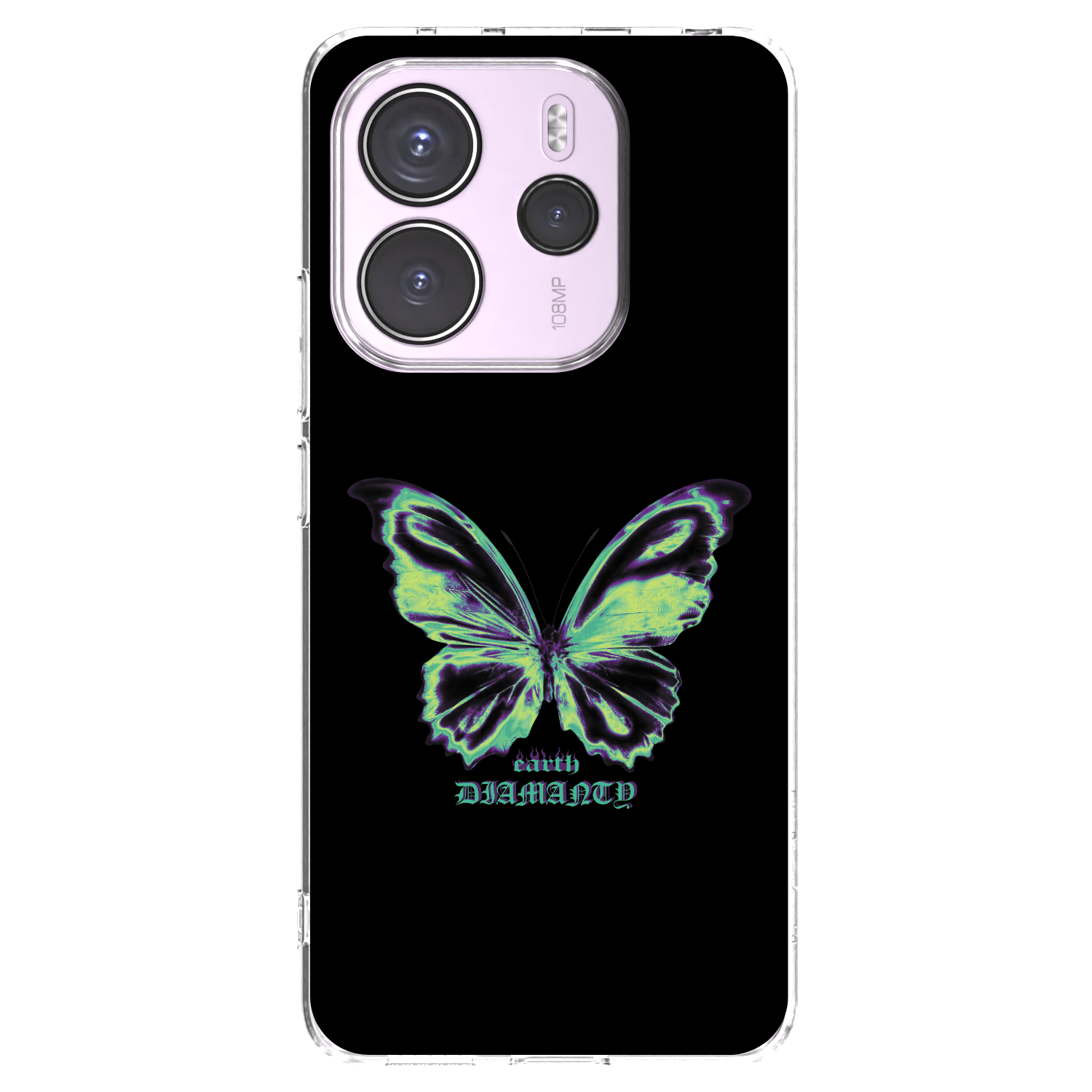 Picasee husă transparentă din silicon pentru Xiaomi Redmi Note 14 4G - Diamanty Blue