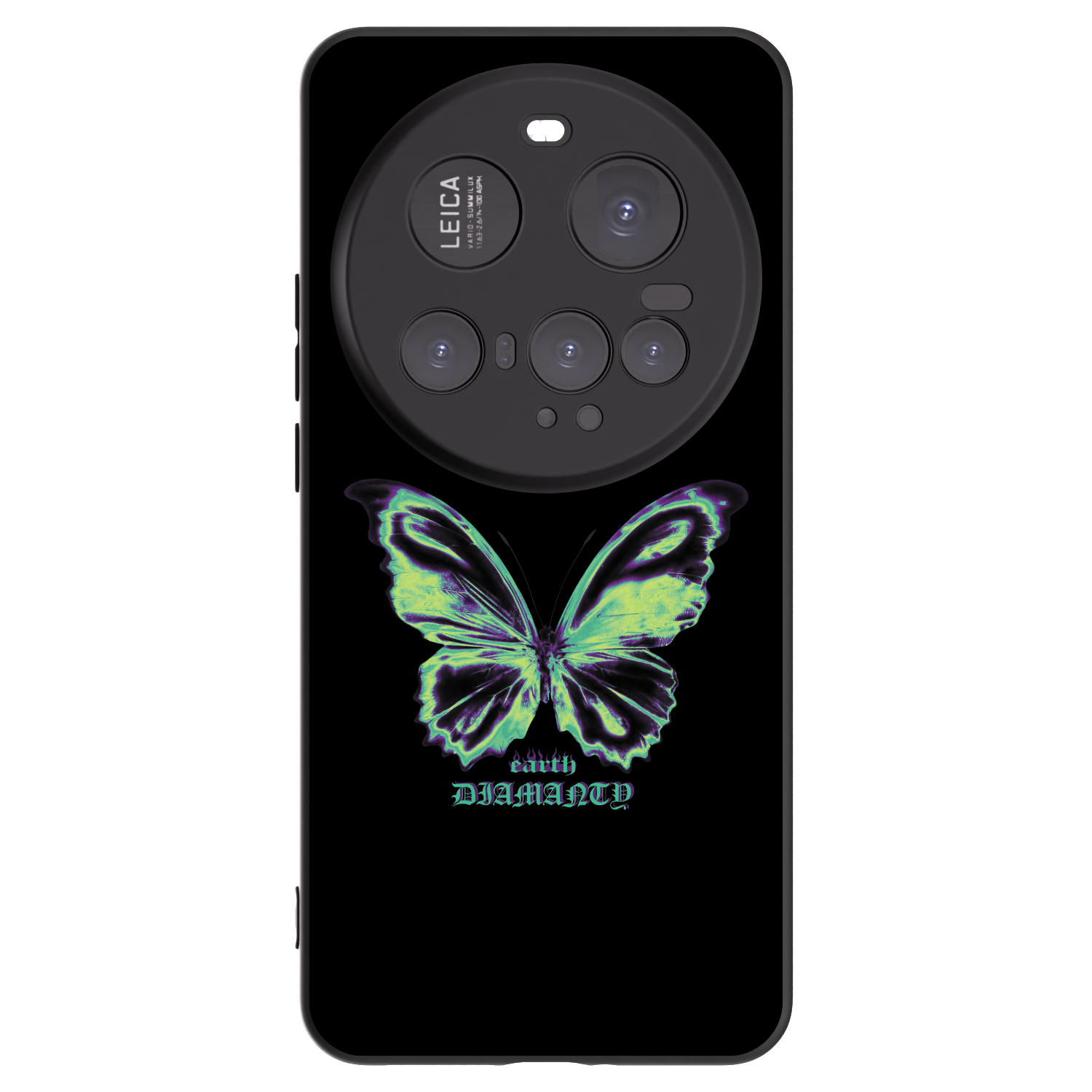 Picasee husă neagră din silicon pentru Xiaomi 15 Ultra - Diamanty Blue