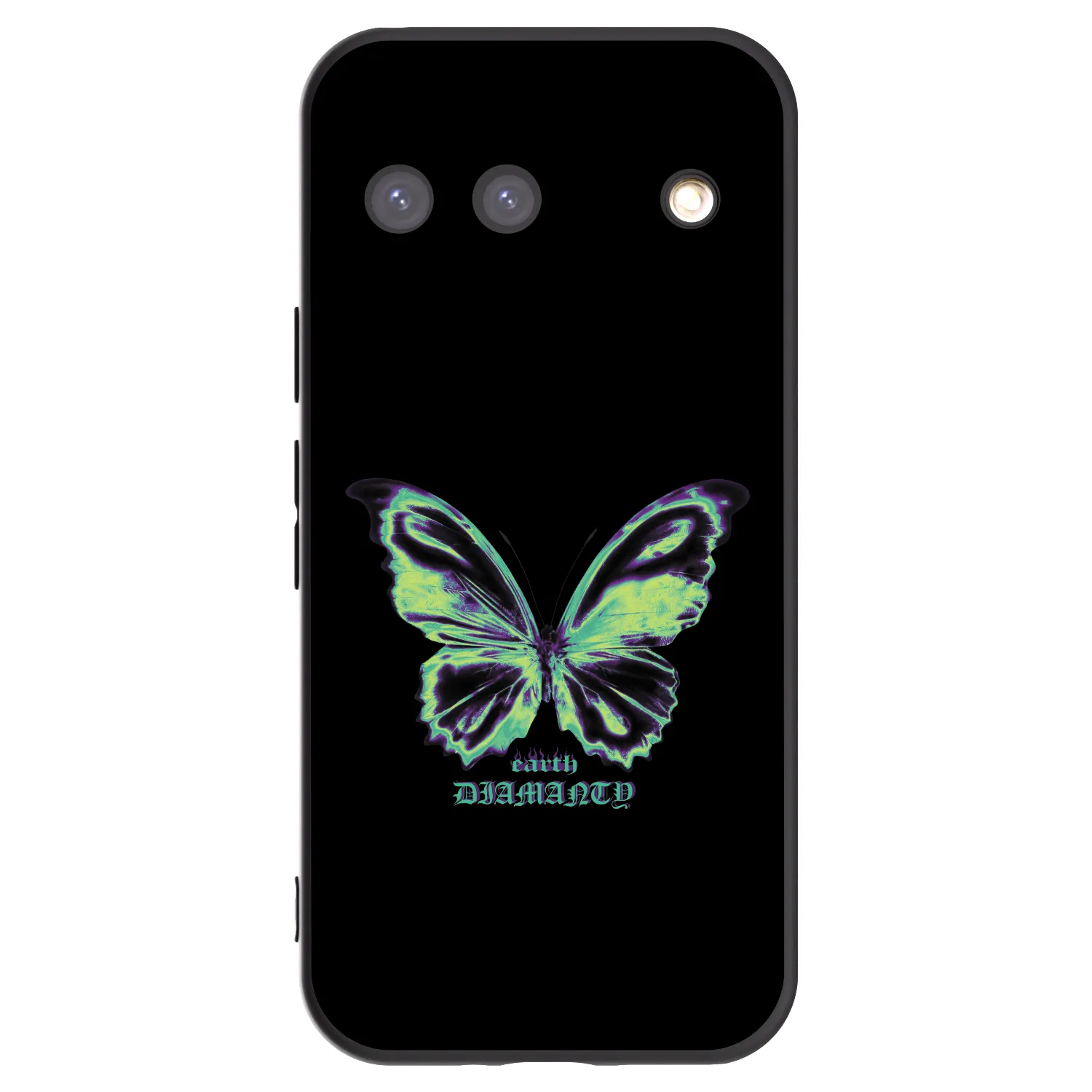 Picasee husă neagră din silicon pentru Google Pixel 9 - Diamanty Blue