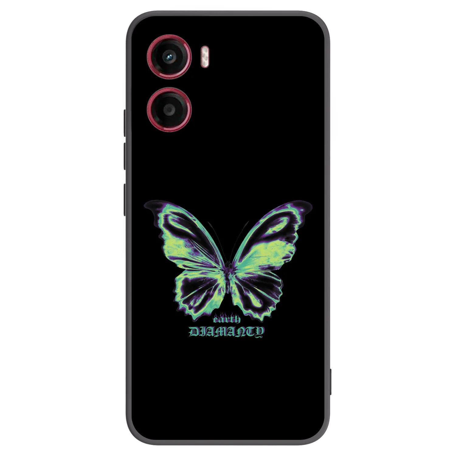 Picasee husă neagră din silicon pentru Motorola Moto G05 - Diamanty Blue