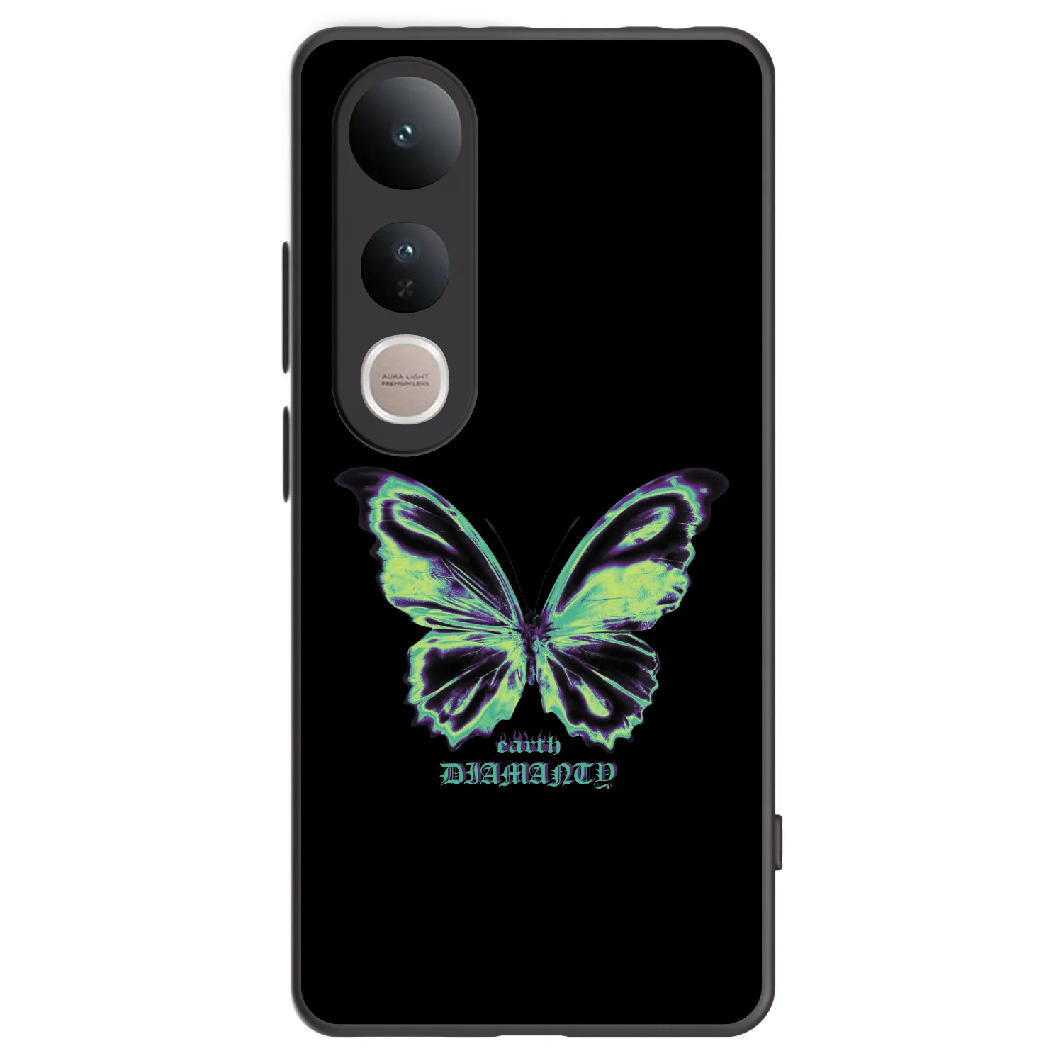 Picasee husă neagră din silicon pentru Vivo V50 Lite 5G - Diamanty Blue