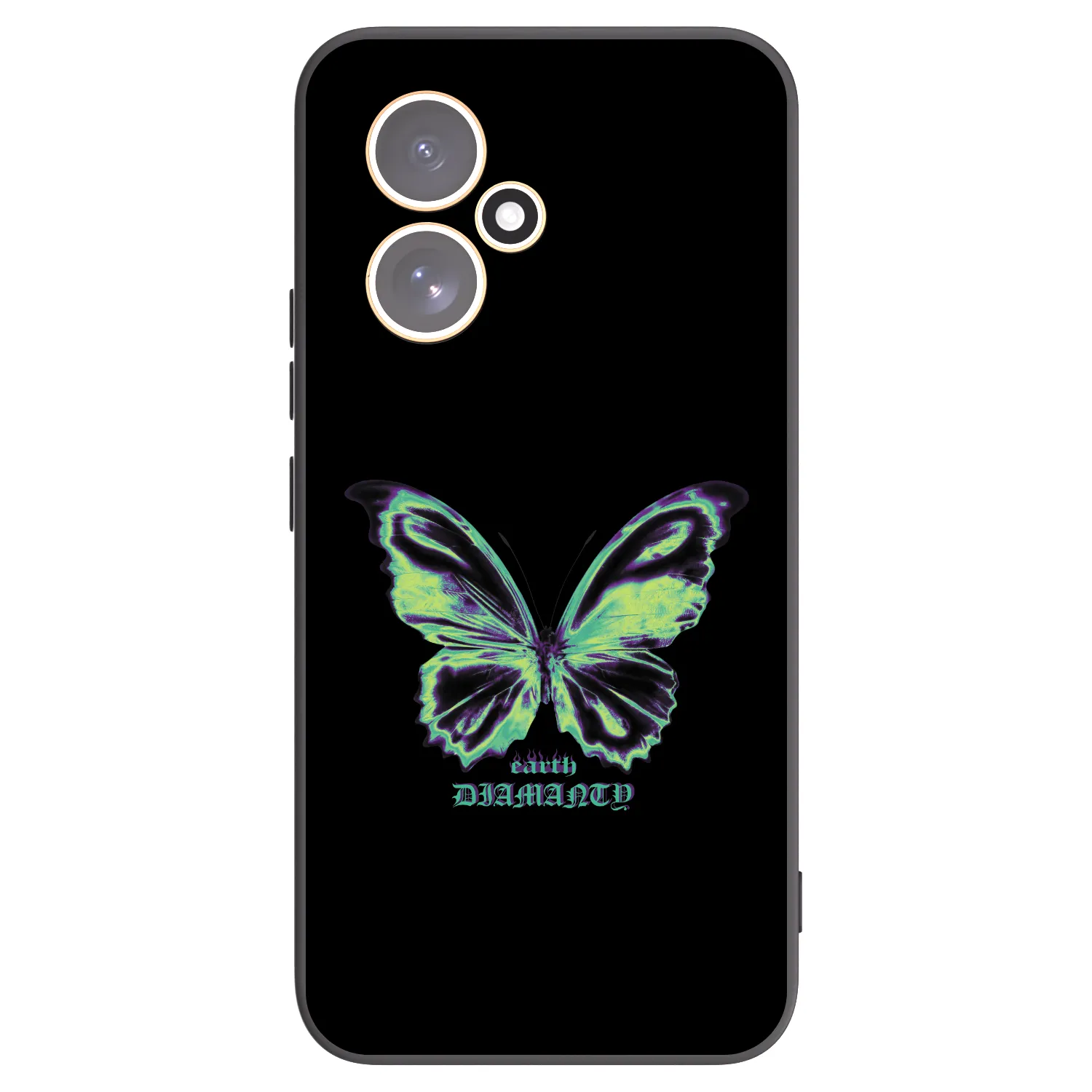 Picasee husă neagră din silicon pentru Honor 400 5G - Diamanty Blue