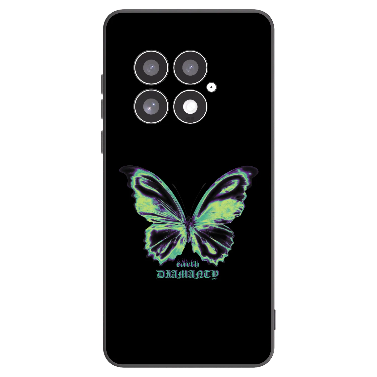 Picasee husă neagră din silicon pentru OnePlus 13 5G - Diamanty Blue