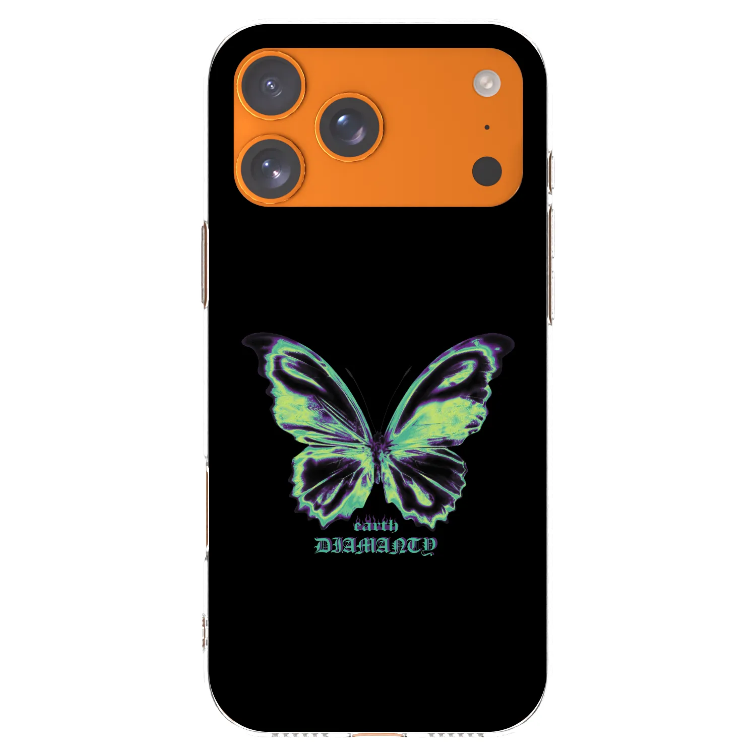 Picasee husă transparentă din silicon pentru Apple iPhone 17 Pro Max - Diamanty Blue