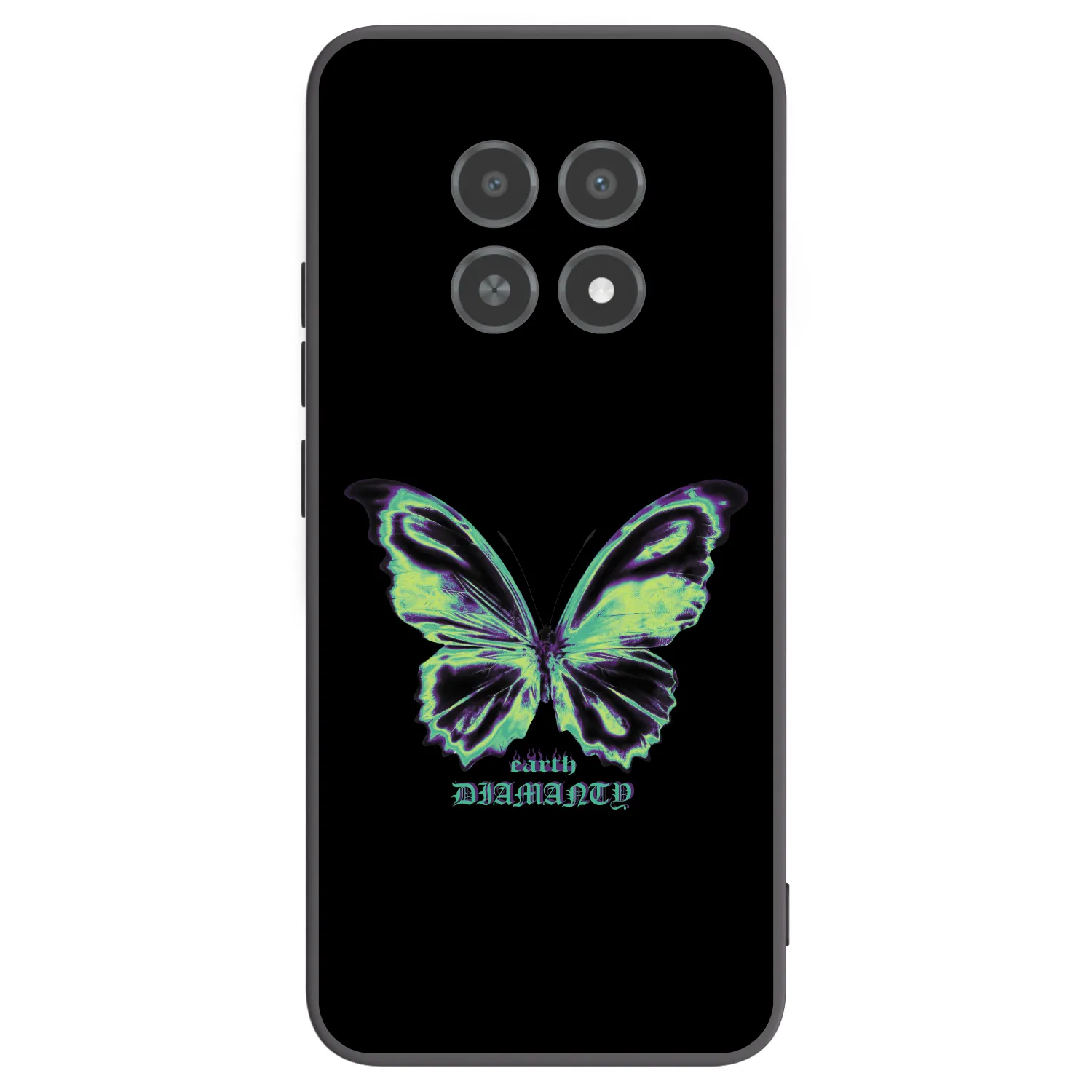 Picasee husă neagră din silicon pentru Realme 12X - Diamanty Blue
