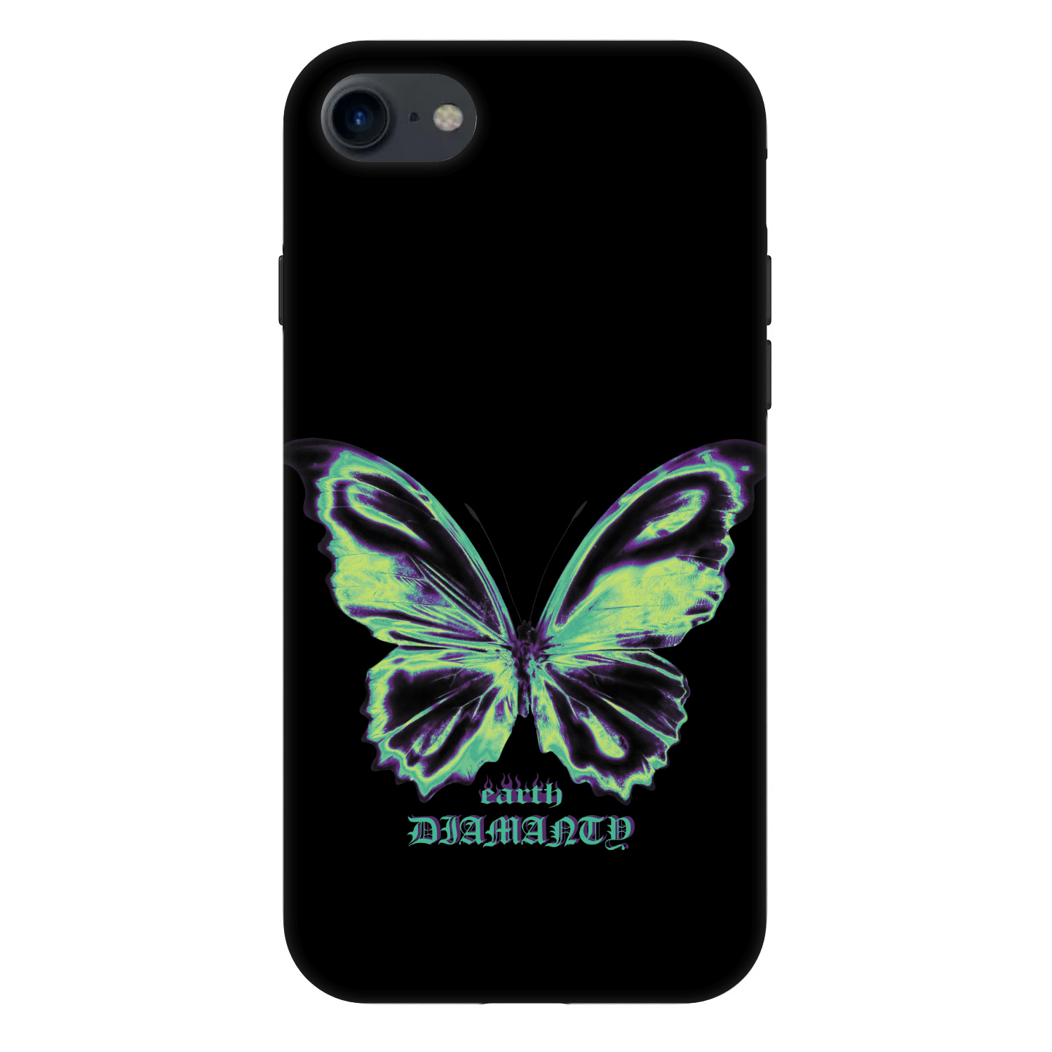 Picasee Fashion Case pentru Apple iPhone SE 2020 - Diamanty Blue