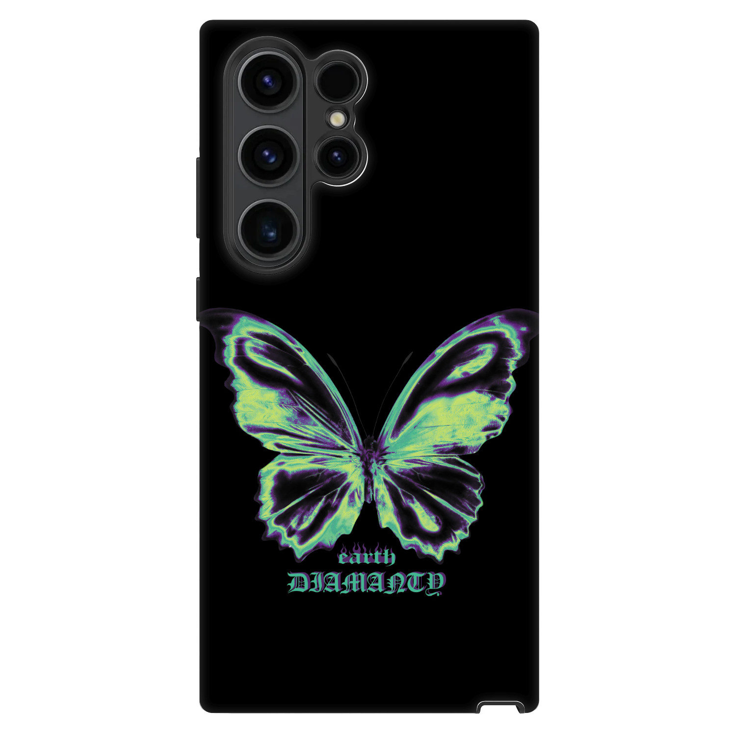 Picasee Fashion Case pentru Samsung Galaxy S22 Ultra 5G - Diamanty Blue