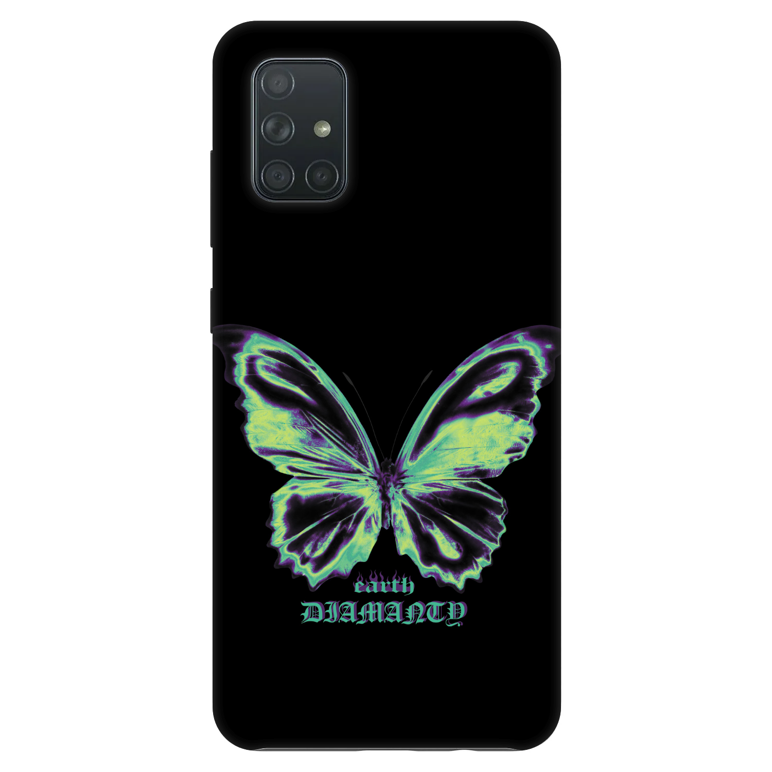 Picasee Fashion Case pentru Samsung Galaxy A71 A715F - Diamanty Blue