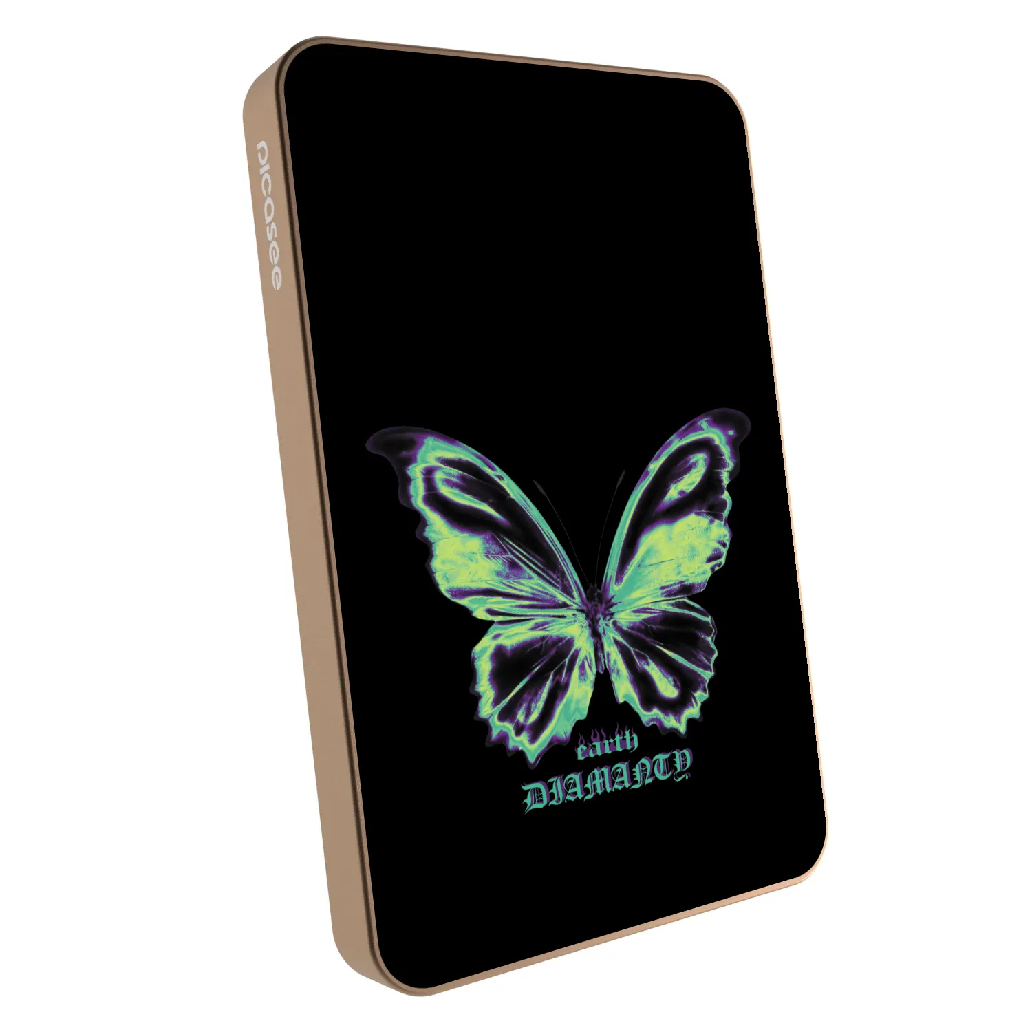 Picasee Powerbank cu MagSafe 5 000 mAh De aur - Diamanty Blue