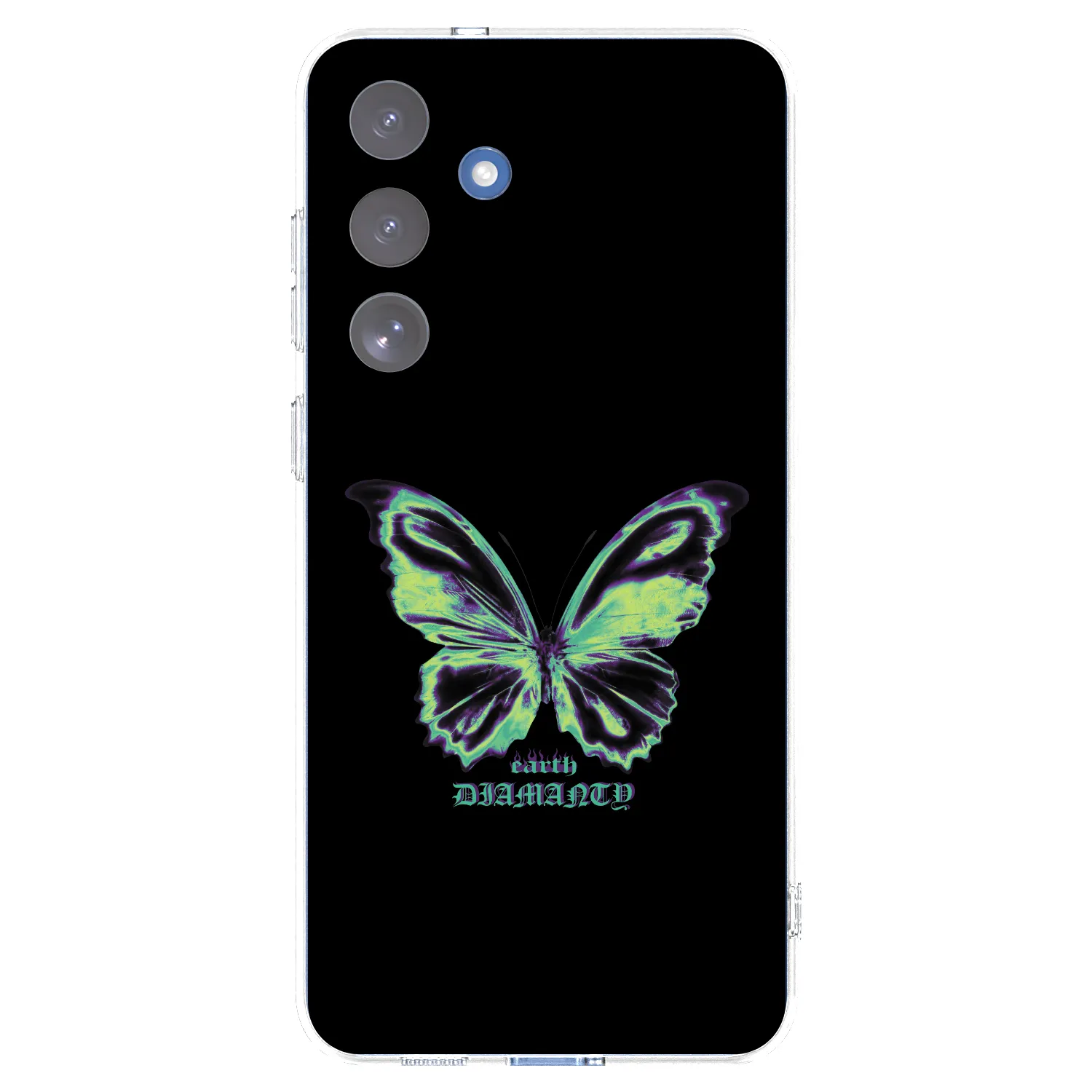 Picasee husă transparentă din silicon pentru Samsung Galaxy S25 FE 5G - Diamanty Blue